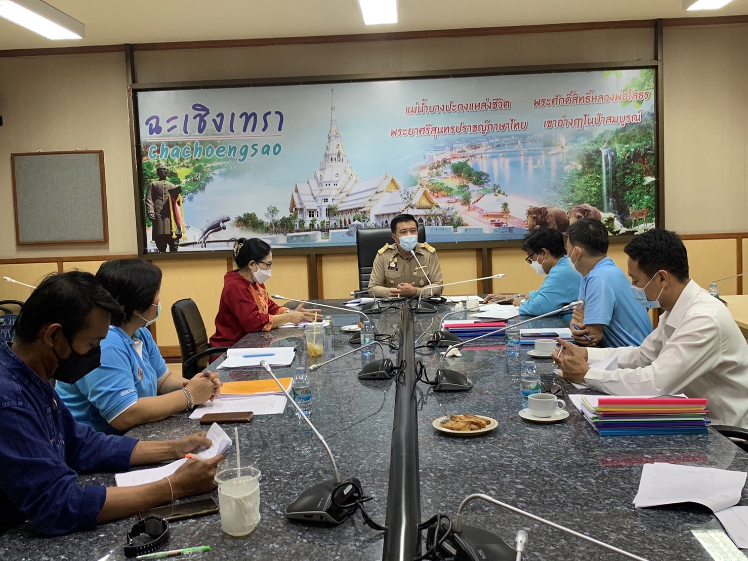 ??พช.เชิงเทรา ประชุมสรุปผลการประกวดกองทุนแม่ของแผ่นดินดีเด่นระดับจังหวัดฉะเชิงเทรา ครั้งที่ 2/2565