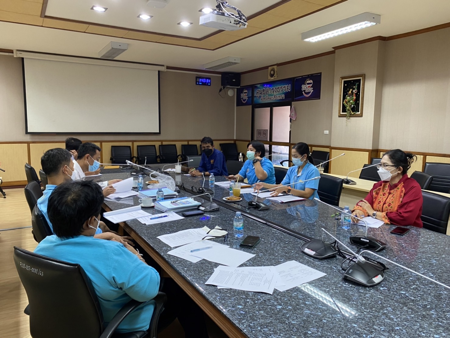 ??พช.เชิงเทรา ประชุมสรุปผลการประกวดกองทุนแม่ของแผ่นดินดีเด่นระดับจังหวัดฉะเชิงเทรา ครั้งที่ 2/2565