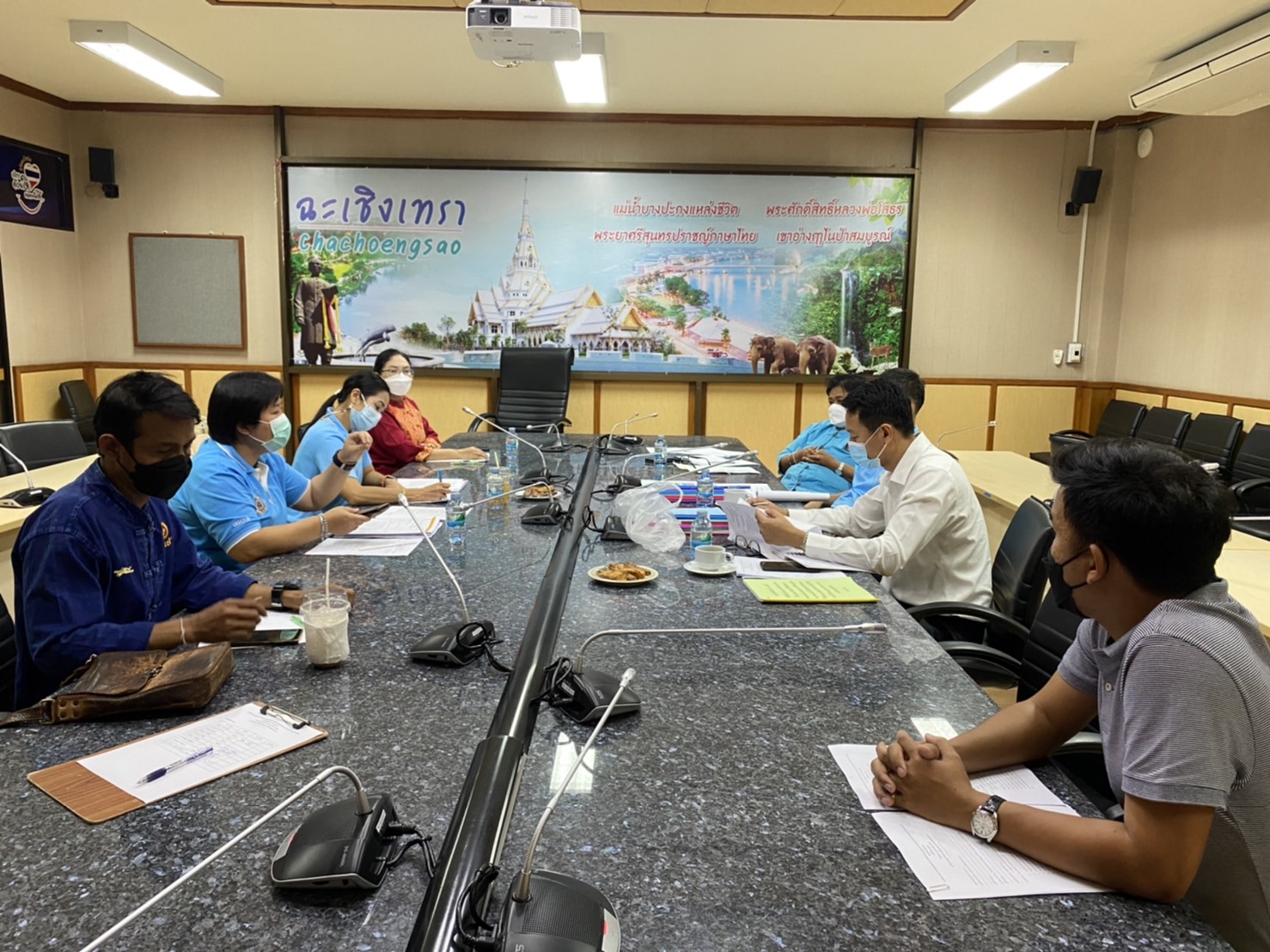 ??พช.เชิงเทรา ประชุมสรุปผลการประกวดกองทุนแม่ของแผ่นดินดีเด่นระดับจังหวัดฉะเชิงเทรา ครั้งที่ 2/2565