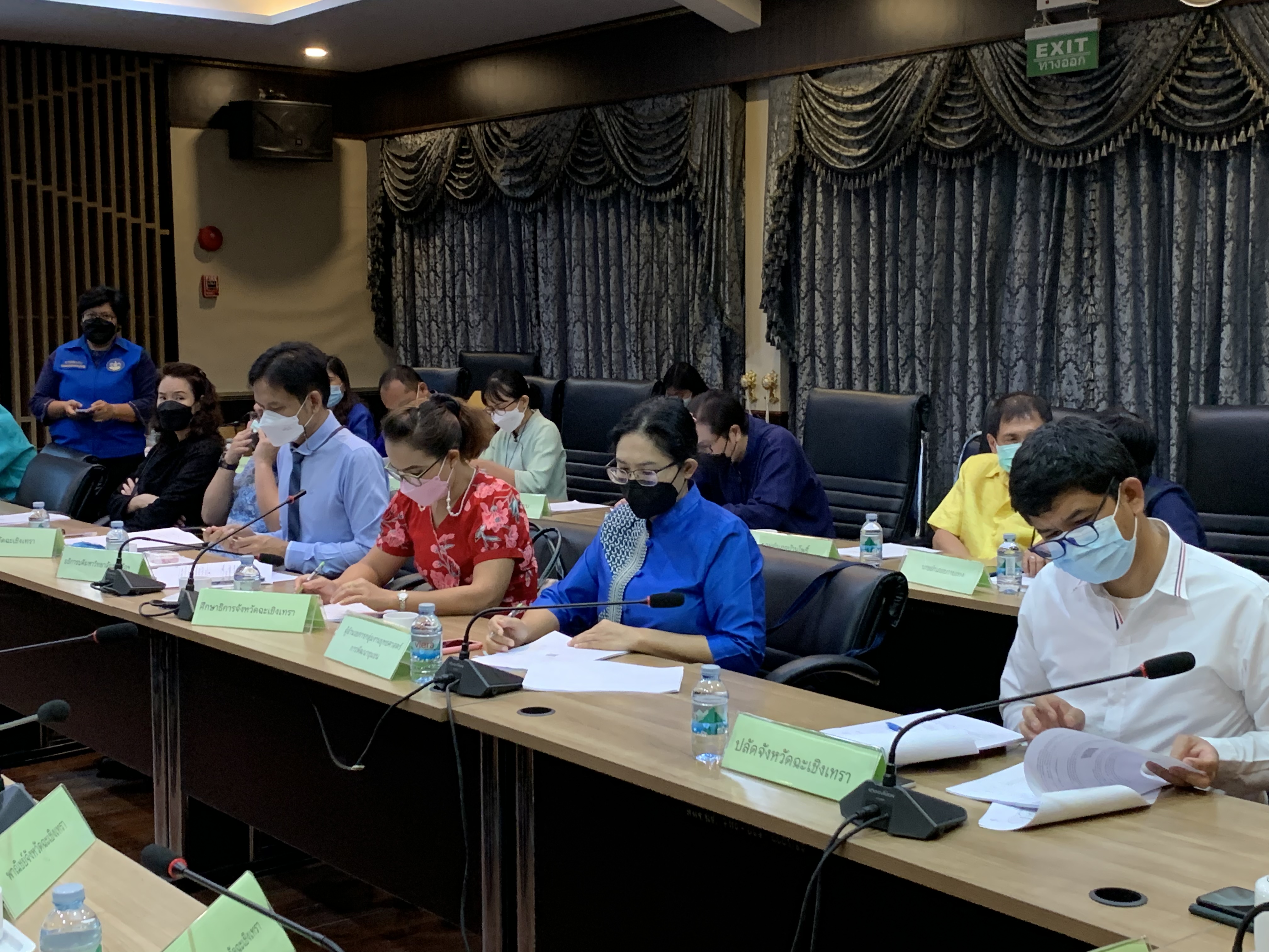 พช.ฉะเชิงเทรา ประชุมกลไกการขับเคลื่อนการพัฒนาเศรษฐกิจฐานรากและประชารัฐระดับจังหวัด ครั้งที่ 2/2565 ประชุมคณะกรรมการประสานและขับเคลื่อนนโยบายสานพลังประชารัฐประจำจังหวัด (คสป.)