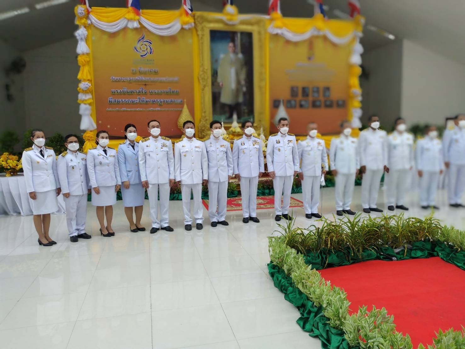 ??⚙️พช.ฉะเชิงเทรา ร่วมงานวันมาตรฐานฝีมือแรงงานแห่งชาติ พิธีถวายราชสักการะแด่ พระบาทสมเด็จพระบรมชนกาธิเบศร มหาภูมิพลอดุลยเดชมหาราช บรมนาถบพิตร พระบิดาแห่งมาตรฐานการช่างไทย