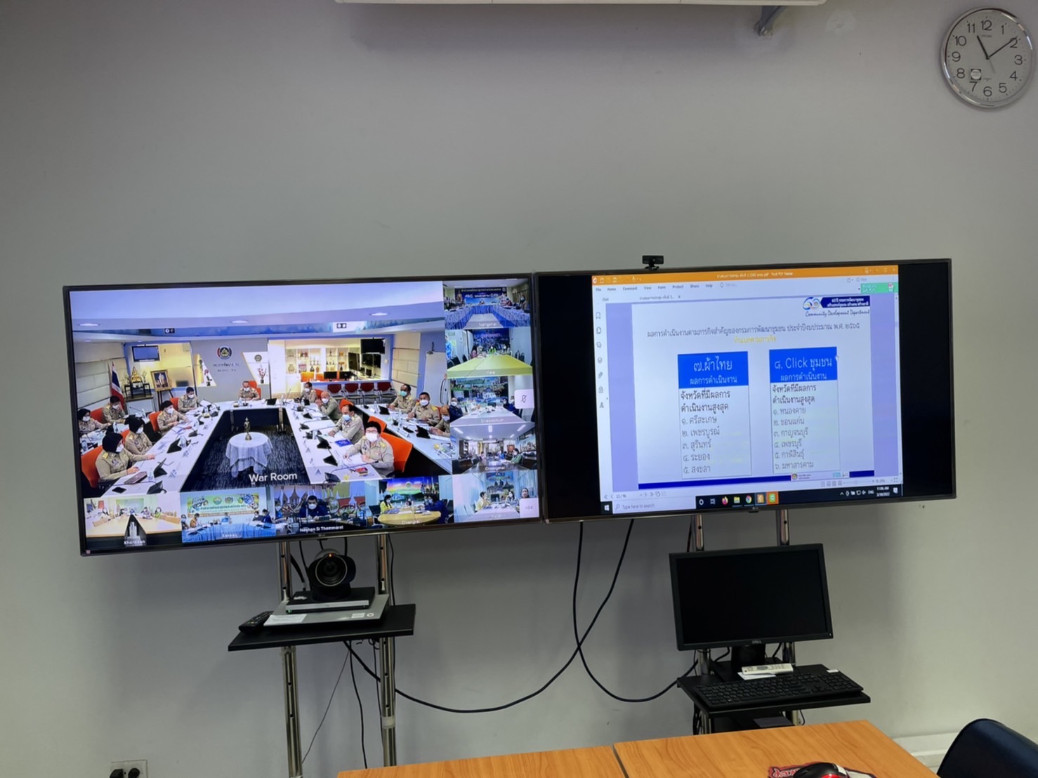 ???‍?พช.ฉะเชิงเทรา ประชุมกรมการพัฒนาชุมชน ครั้งที่ 3/2565