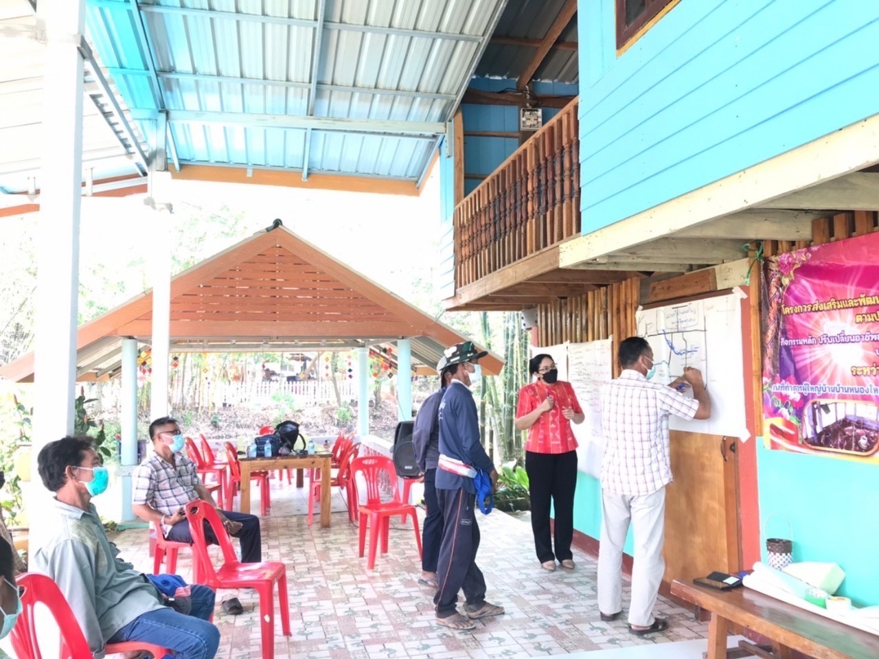 ☘️สำนักงานพัฒนาชุมชนฉะเชิงเทรา ดำเนินโครงการส่งเสริมและพัฒนาเกษตรกรและสถาบันเกษตรให้มีความเข็มแข็งตามปรัชญาของเศรษฐกิจพอเพียง กิจกรรมหลัก ปรับเปลี่ยนอาชีพของผู้ที่ได้รับผลกระทบจากภัยช้างป่าเพื่อการพัฒนาอย่างยั่งยืน ประจำปีงบประมาณ พ.ศ.2565