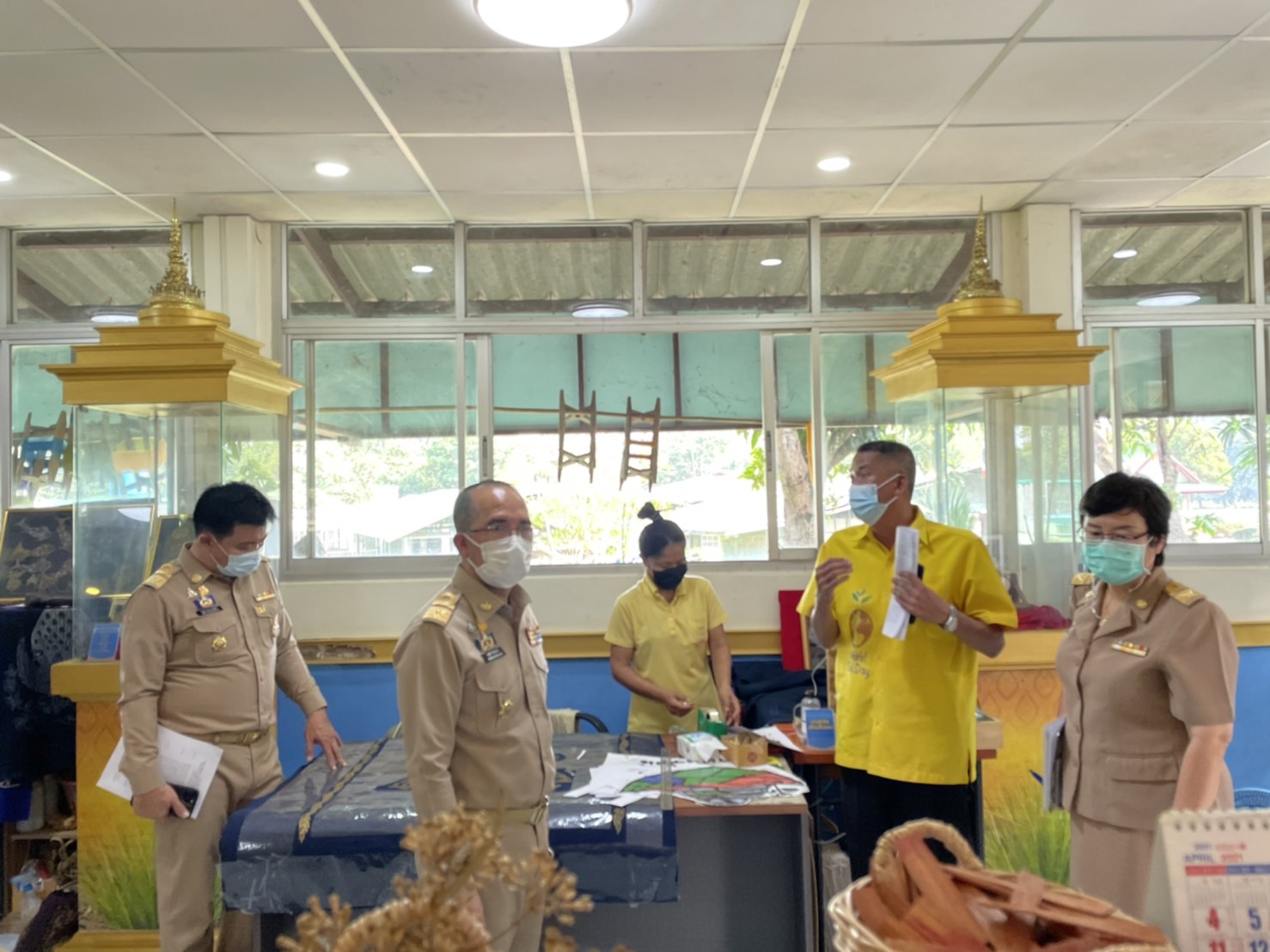 ???อพช.ตรวจติดตามงานเพื่อเตรียมความพร้อมงานเสด็จพระราชดำเนินศูนย์ศึกษาการพัฒนาเขาหินซ้อนอันเนื่องมาจากพระราชดำริ จังหวัดฉะเชิงเทรา