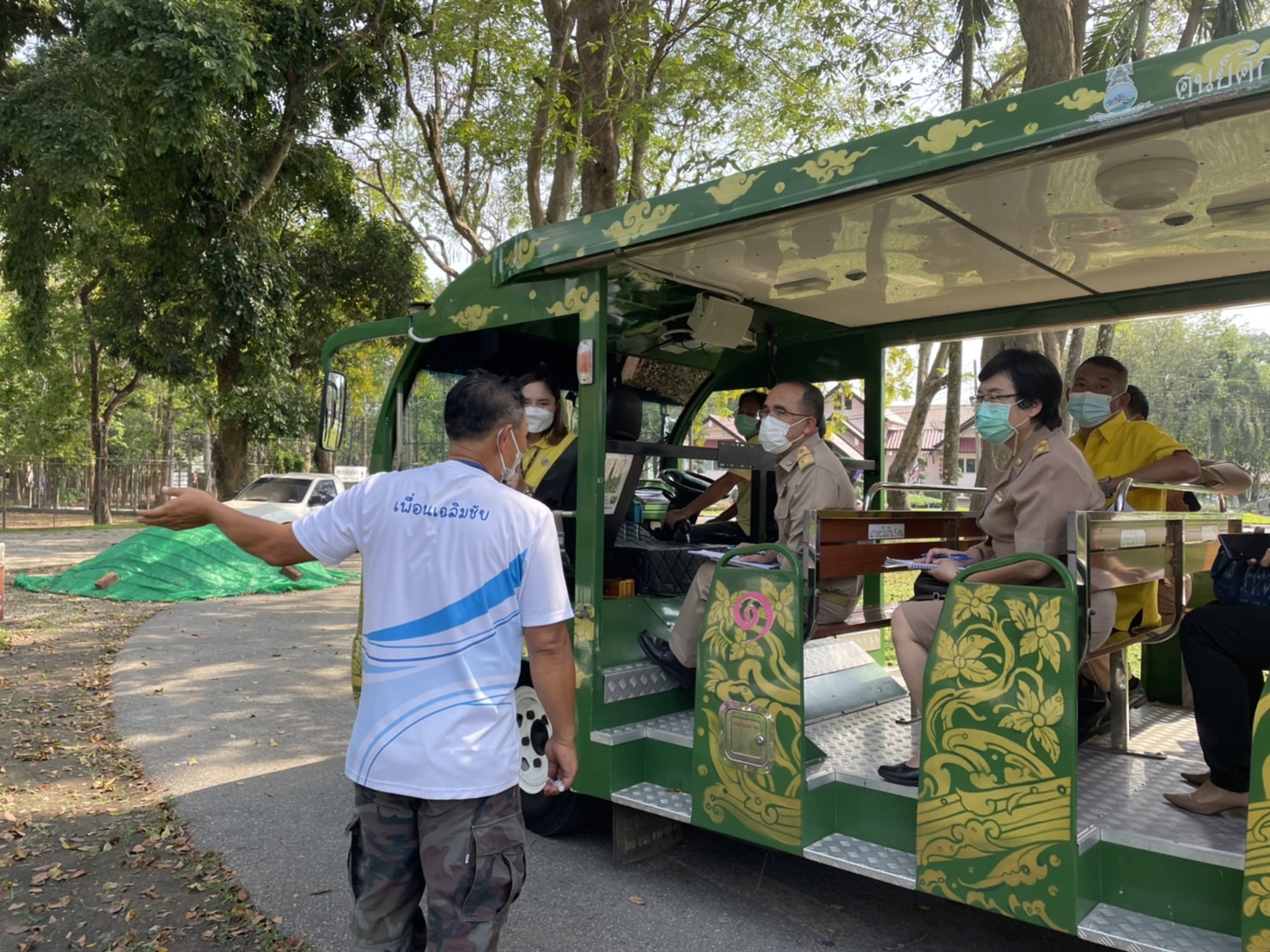 ???อพช.ตรวจติดตามงานเพื่อเตรียมความพร้อมงานเสด็จพระราชดำเนินศูนย์ศึกษาการพัฒนาเขาหินซ้อนอันเนื่องมาจากพระราชดำริ จังหวัดฉะเชิงเทรา