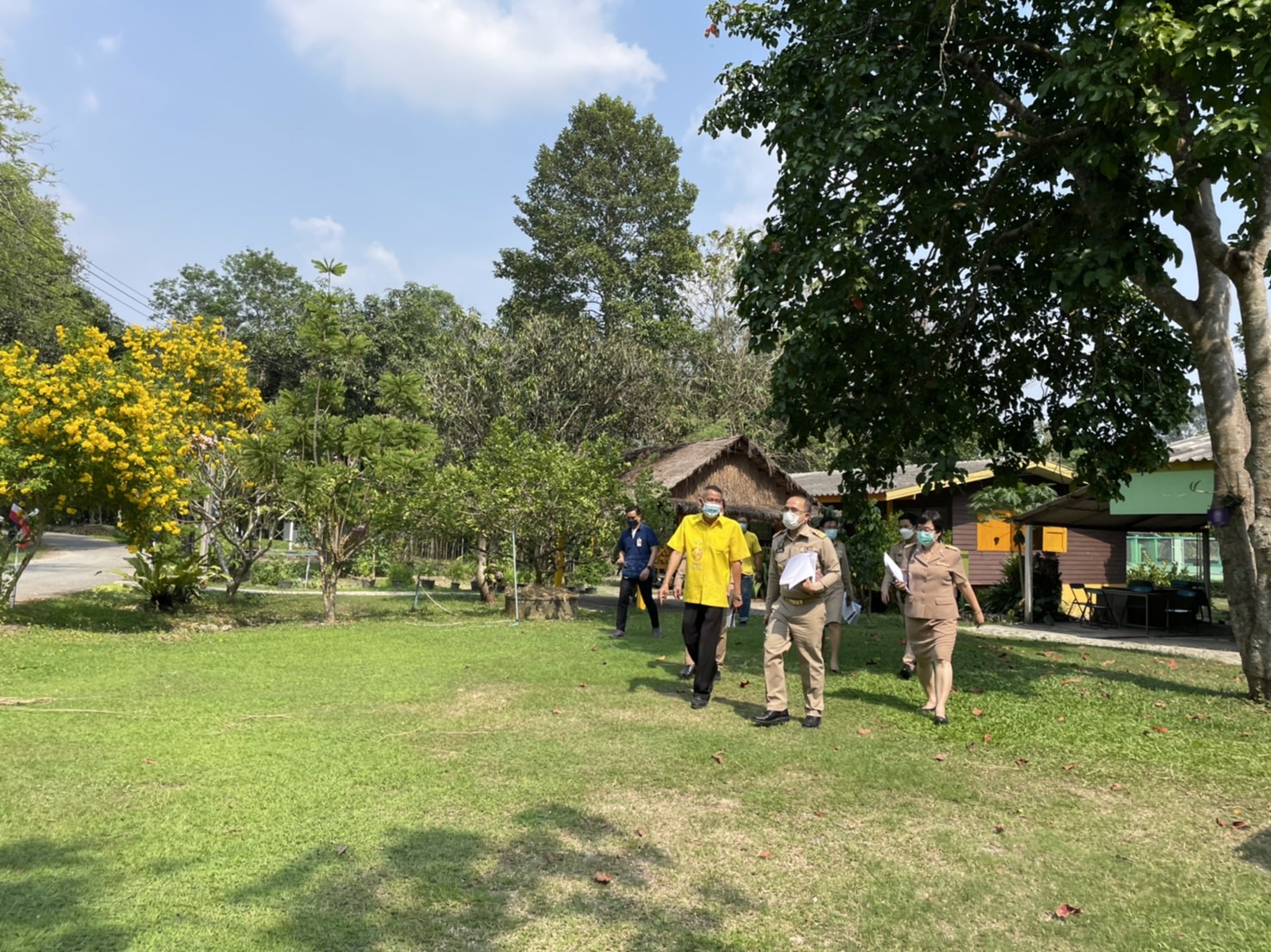 ???อพช.ตรวจติดตามงานเพื่อเตรียมความพร้อมงานเสด็จพระราชดำเนินศูนย์ศึกษาการพัฒนาเขาหินซ้อนอันเนื่องมาจากพระราชดำริ จังหวัดฉะเชิงเทรา