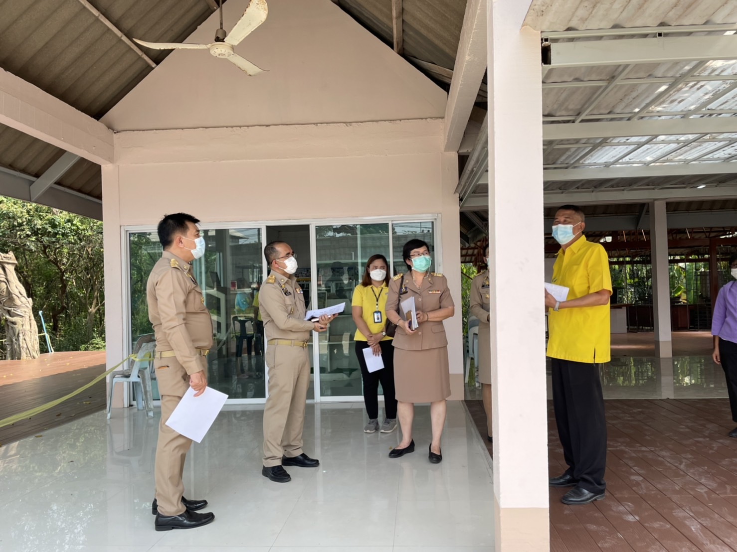 ???อพช.ตรวจติดตามงานเพื่อเตรียมความพร้อมงานเสด็จพระราชดำเนินศูนย์ศึกษาการพัฒนาเขาหินซ้อนอันเนื่องมาจากพระราชดำริ จังหวัดฉะเชิงเทรา