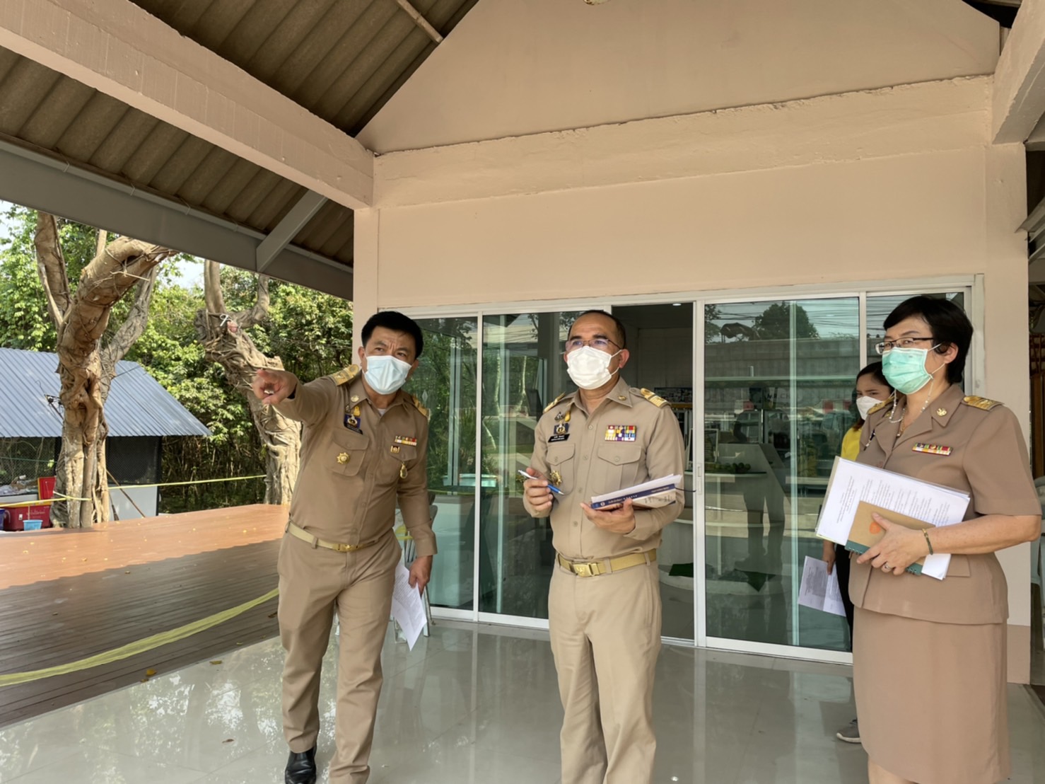 ???อพช.ตรวจติดตามงานเพื่อเตรียมความพร้อมงานเสด็จพระราชดำเนินศูนย์ศึกษาการพัฒนาเขาหินซ้อนอันเนื่องมาจากพระราชดำริ จังหวัดฉะเชิงเทรา