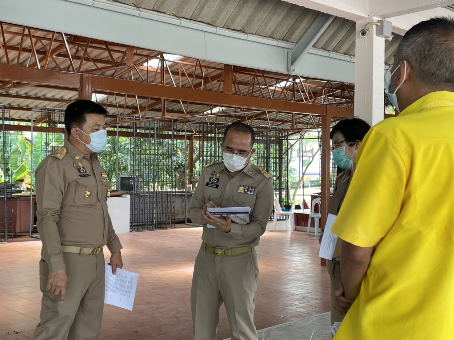 ???อพช.ตรวจติดตามงานเพื่อเตรียมความพร้อมงานเสด็จพระราชดำเนินศูนย์ศึกษาการพัฒนาเขาหินซ้อนอันเนื่องมาจากพระราชดำริ จังหวัดฉะเชิงเทรา