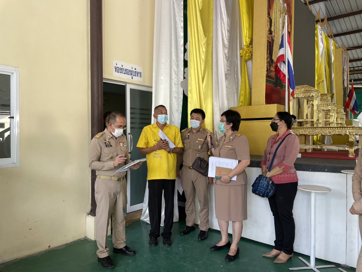 ???อพช.ตรวจติดตามงานเพื่อเตรียมความพร้อมงานเสด็จพระราชดำเนินศูนย์ศึกษาการพัฒนาเขาหินซ้อนอันเนื่องมาจากพระราชดำริ จังหวัดฉะเชิงเทรา