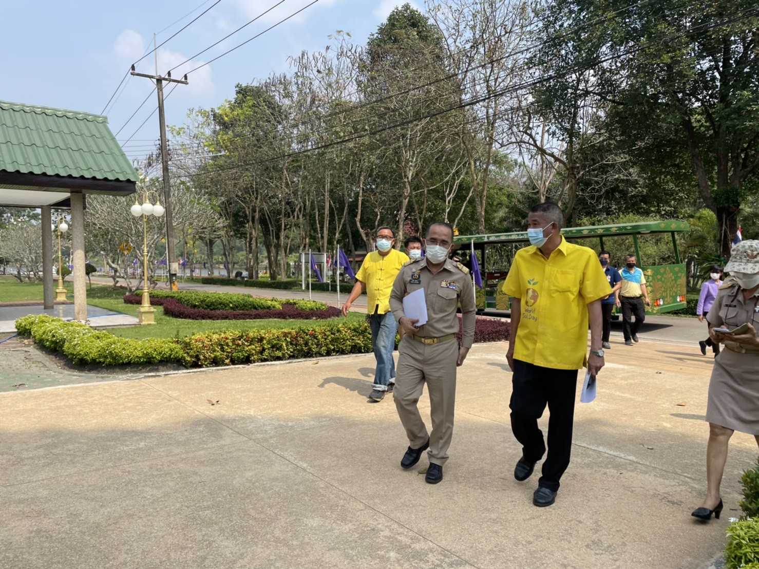 ???อพช.ตรวจติดตามงานเพื่อเตรียมความพร้อมงานเสด็จพระราชดำเนินศูนย์ศึกษาการพัฒนาเขาหินซ้อนอันเนื่องมาจากพระราชดำริ จังหวัดฉะเชิงเทรา