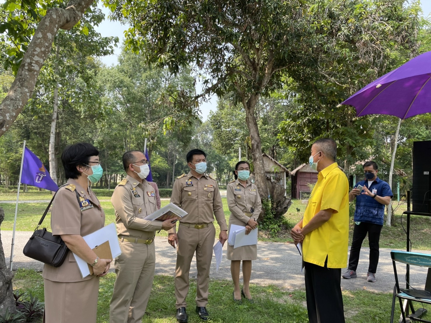 ???อพช.ตรวจติดตามงานเพื่อเตรียมความพร้อมงานเสด็จพระราชดำเนินศูนย์ศึกษาการพัฒนาเขาหินซ้อนอันเนื่องมาจากพระราชดำริ จังหวัดฉะเชิงเทรา