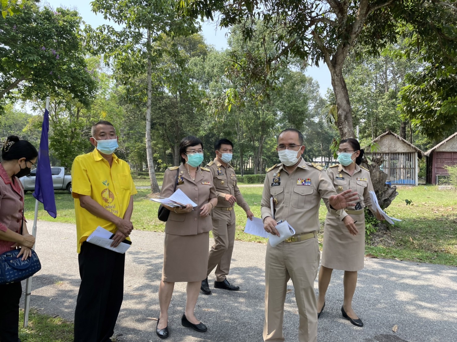 ???อพช.ตรวจติดตามงานเพื่อเตรียมความพร้อมงานเสด็จพระราชดำเนินศูนย์ศึกษาการพัฒนาเขาหินซ้อนอันเนื่องมาจากพระราชดำริ จังหวัดฉะเชิงเทรา