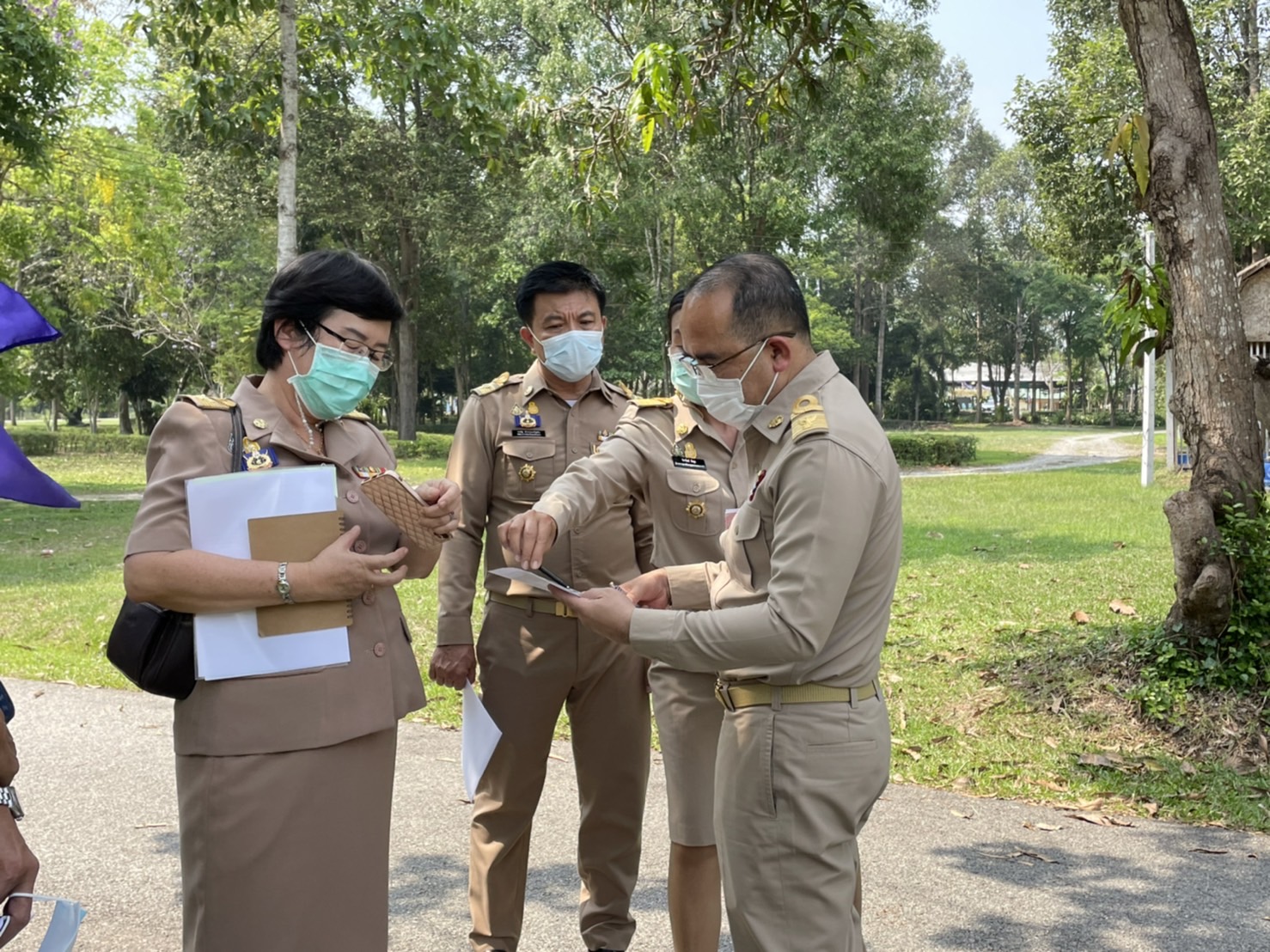 ???อพช.ตรวจติดตามงานเพื่อเตรียมความพร้อมงานเสด็จพระราชดำเนินศูนย์ศึกษาการพัฒนาเขาหินซ้อนอันเนื่องมาจากพระราชดำริ จังหวัดฉะเชิงเทรา