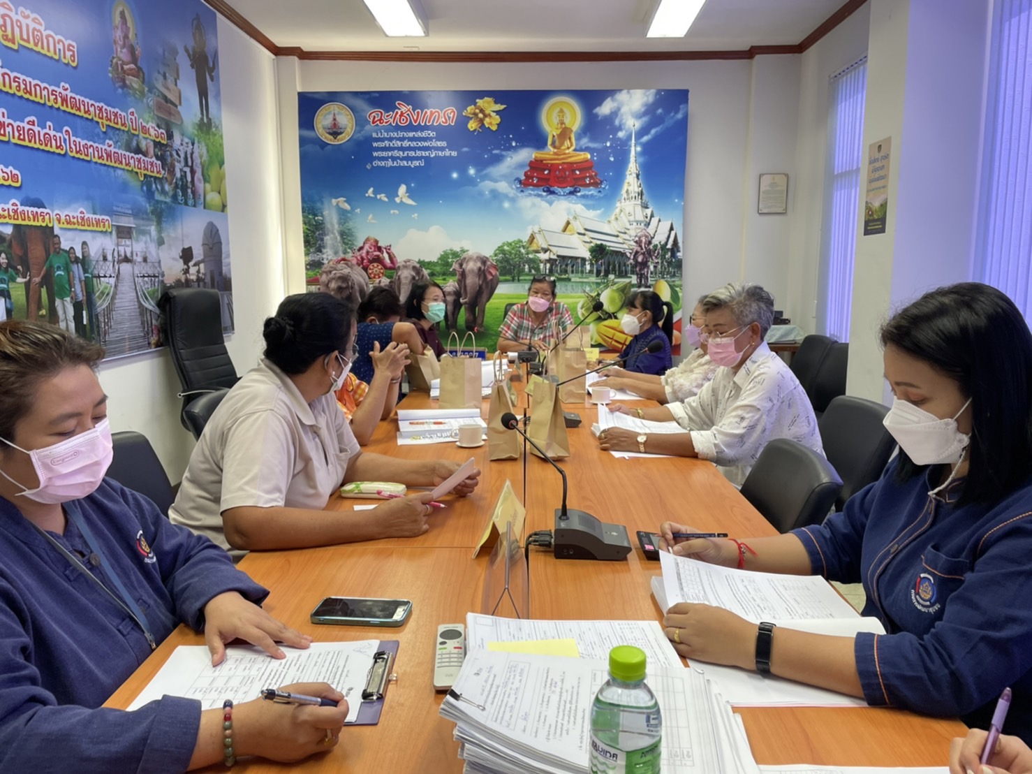 ???‍♀️??‍?พช.ฉะเชิงเทรา ประชุมคณะทำงานขับเคลื่อนกองทุนพัฒนาบทบาทสตรี จังหวัดฉะเชิงเทรา ครั้งที่ 3/2565