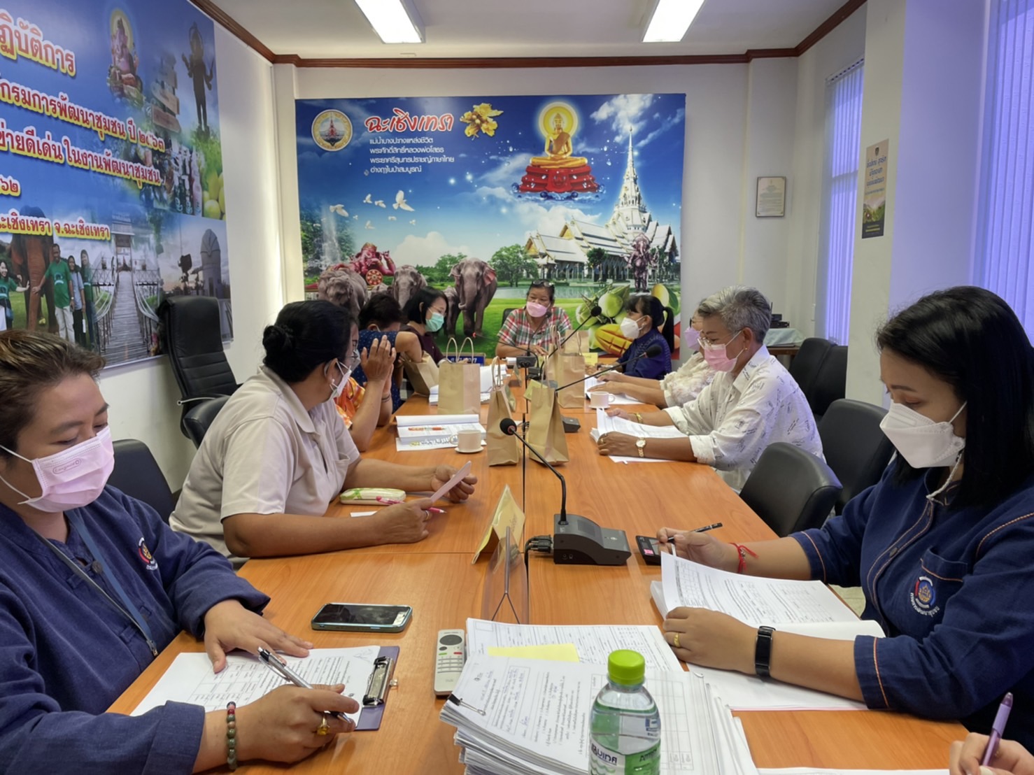 ???‍♀️??‍?พช.ฉะเชิงเทรา ประชุมคณะทำงานขับเคลื่อนกองทุนพัฒนาบทบาทสตรี จังหวัดฉะเชิงเทรา ครั้งที่ 3/2565