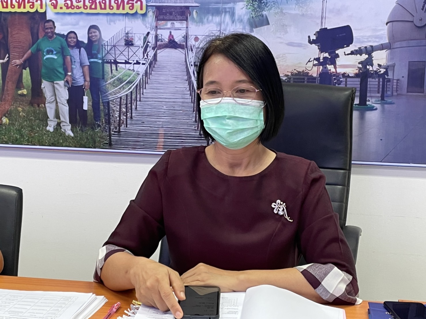 ???‍♀️??‍?พช.ฉะเชิงเทรา ประชุมคณะทำงานขับเคลื่อนกองทุนพัฒนาบทบาทสตรี จังหวัดฉะเชิงเทรา ครั้งที่ 3/2565