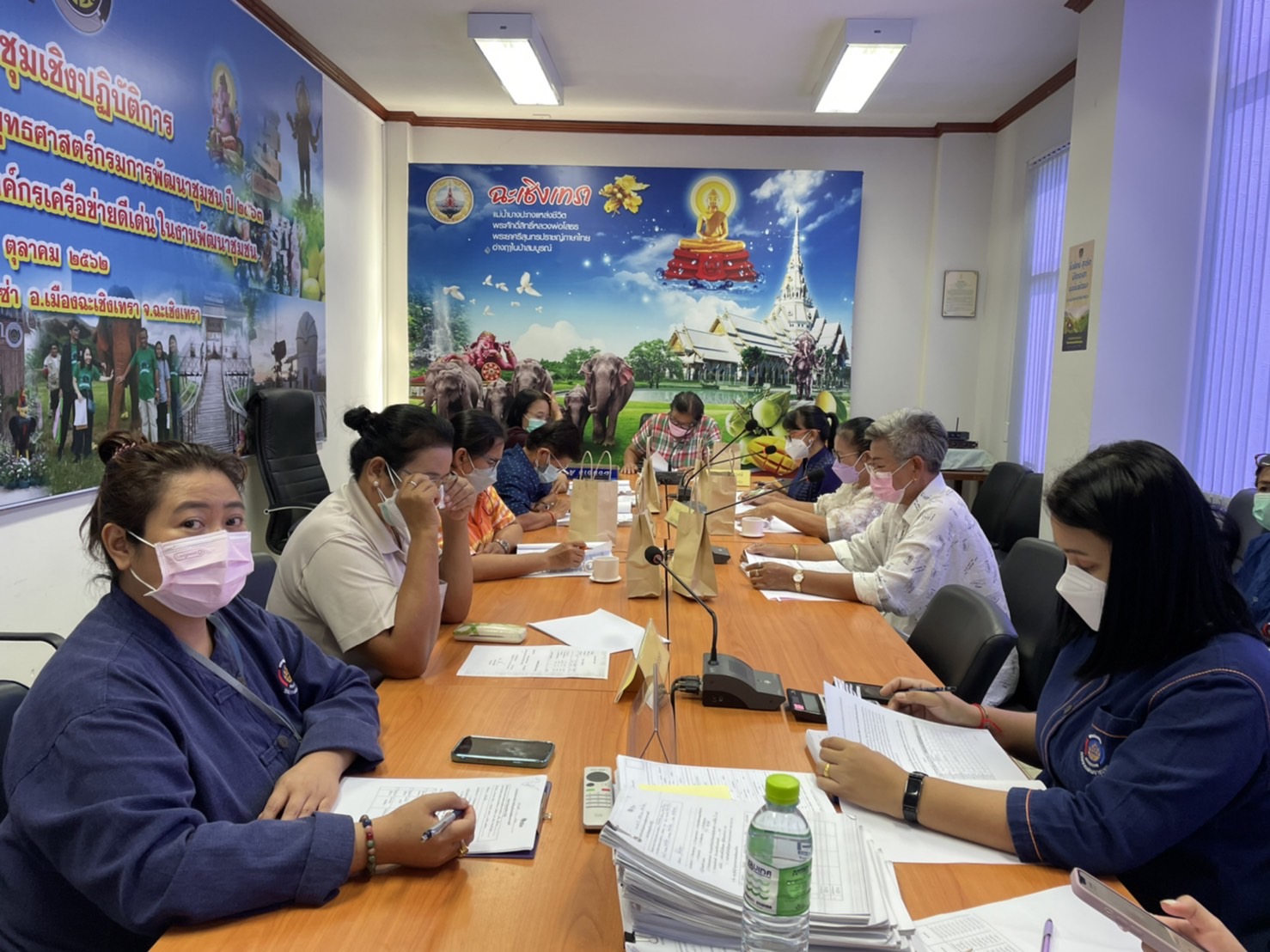 ???‍♀️??‍?พช.ฉะเชิงเทรา ประชุมคณะทำงานขับเคลื่อนกองทุนพัฒนาบทบาทสตรี จังหวัดฉะเชิงเทรา ครั้งที่ 3/2565