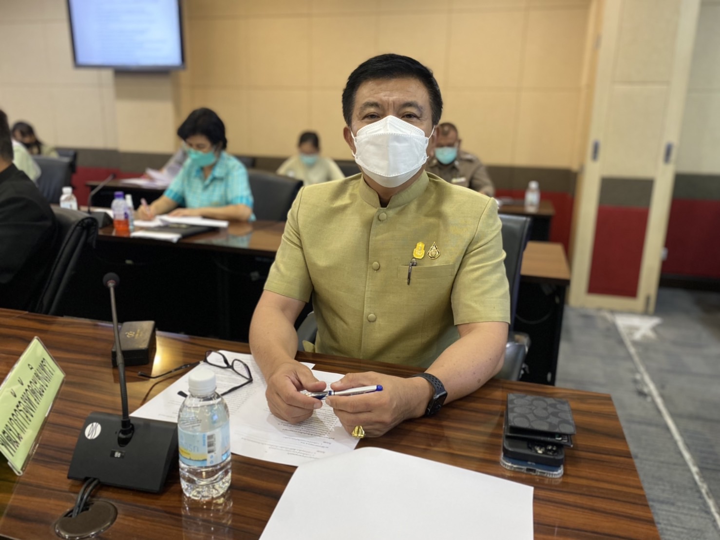 ???พช.ฉะเชิงเทรา ร่วมประชุมติดตามความพร้อมเตรียมการรับเสด็จสมเด็จพระกนิษฐาธิราชเจ้า กรมสมเด็จพระเทพรัตนราชสุดาฯ สยามบรมราชกุมารี เสด็จพระราชดำเนินไปทอดพระเนตรโครงการศูนย์ศึกษาการพัฒนาเขาหินซ้อนอันเนื่องมาจากพระราชดำริ