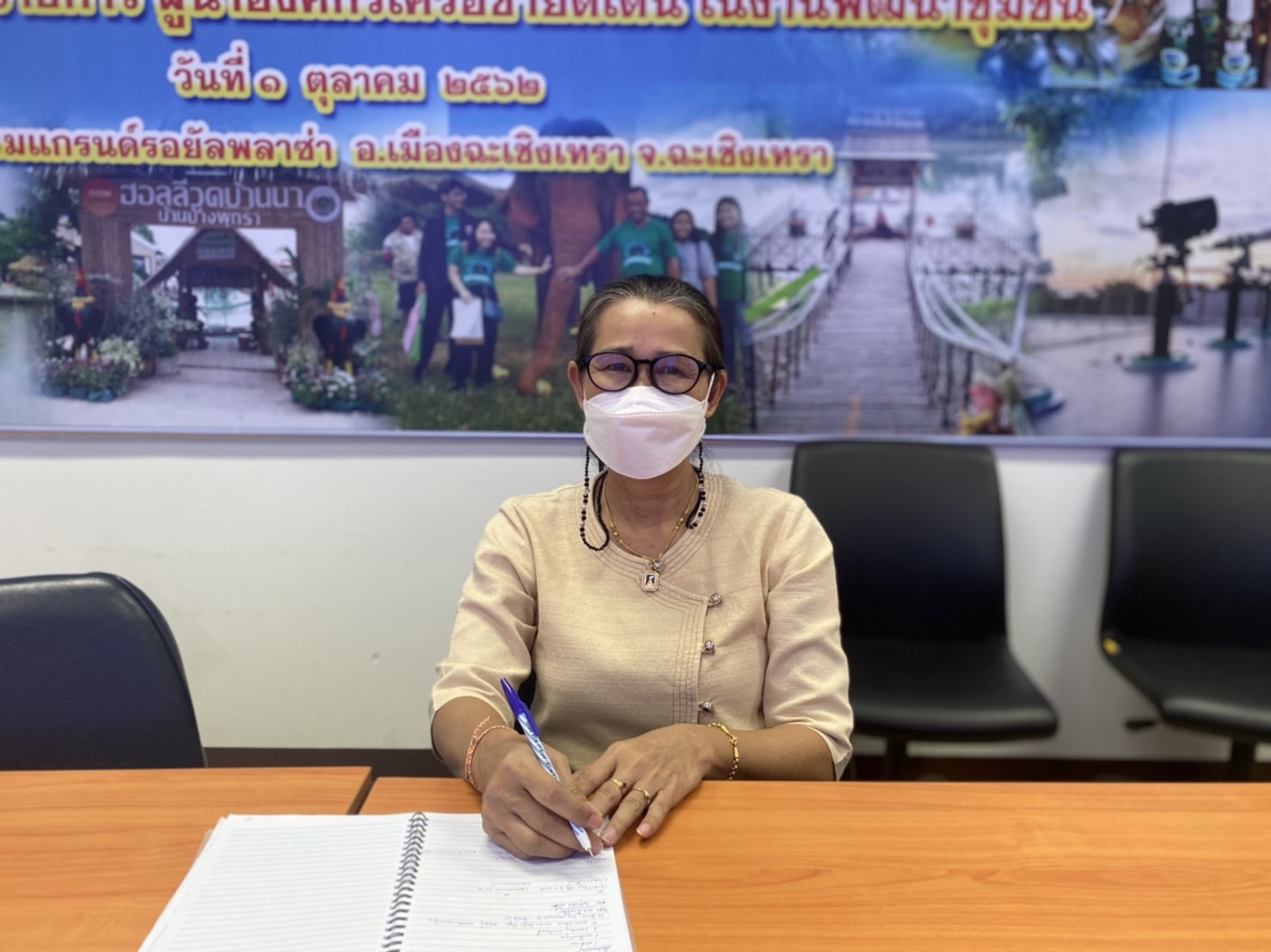 ???พช.ฉะเชิงเทรา ร่วมประชุมสร้างความรู้ความเข้าใจระบบโปรแกรมจัดเก็บบันทึกและประมวลผลการจัดเก็บข้อมูล จปฐ.ปี 2565 (eBMN) และการเผยแพร่ ประชาสัมพันธ์ รณรงค์การจัดเก็บข้อมูล จปฐ.ในรูปแบบสปอตทางวิทยุ ผ่านระบบ (Video Conference)