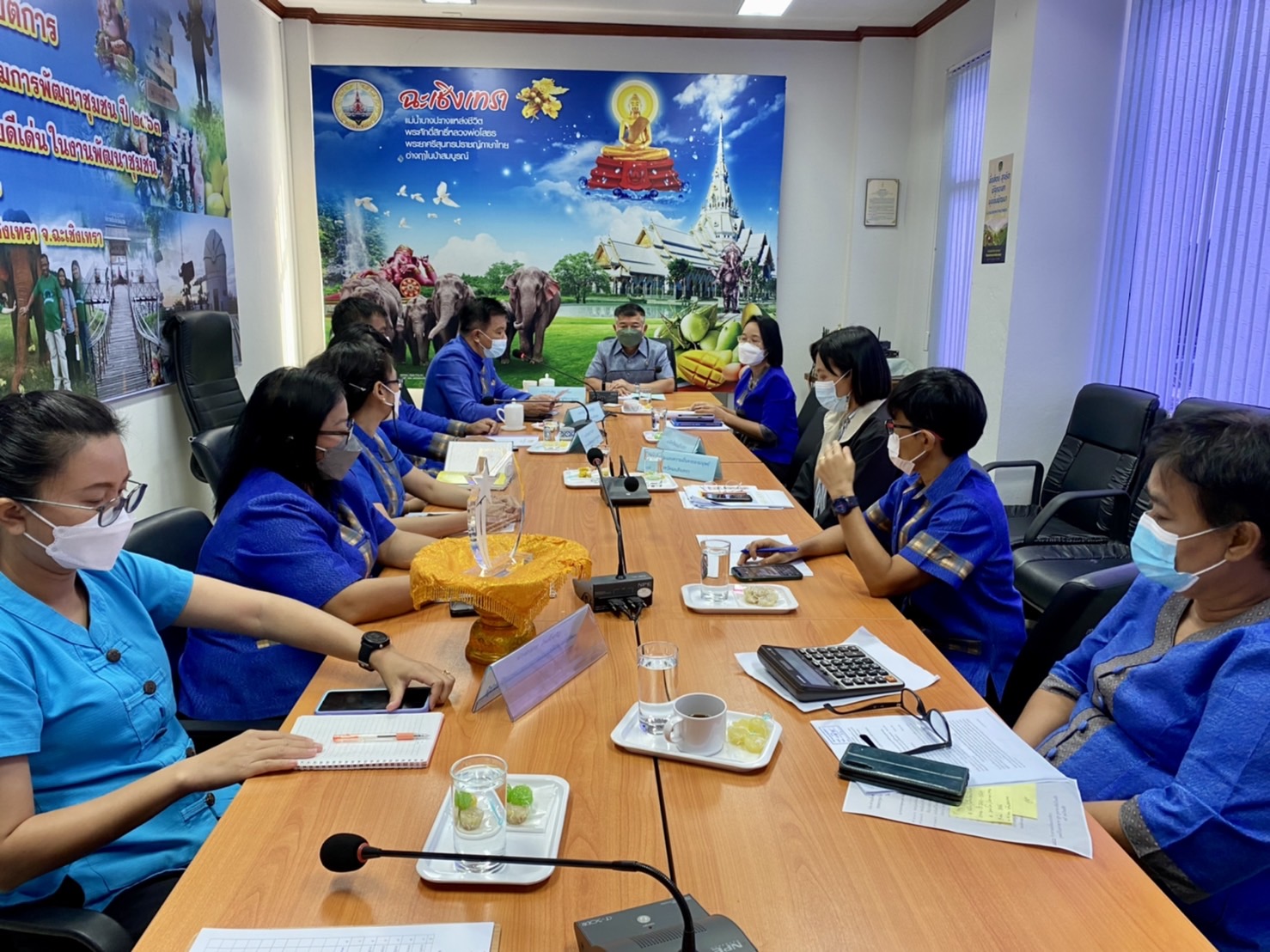 ???พช.ฉะเชิงเทรา ประชุมการตรวจราชการตามนโยบายของรัฐบาล และกระทรวงมหาดไทย ตรวจราชการบูรณาการตามข้อสั่งการอธิบดีและตรวจราชการตามแผนปฏิบัติราชการกรมฯ ของผู้ตรวจราชการกรมฯ เขตตรวจราชการที่ 8 กลุ่มจังหวัดภาคตะวันออก 1 (จังหวัดฉะเชิงเทรา ชลบุรี ระยอง)