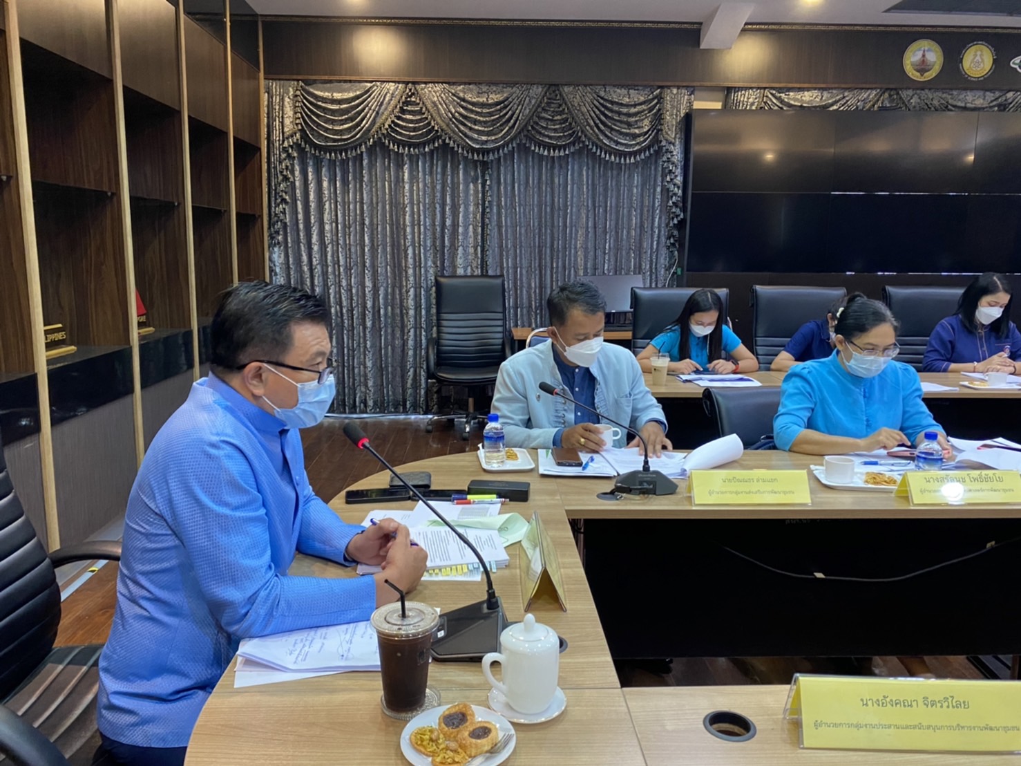 ???130 ปี กระทรวงมหาดไทย ? ฉะเชิงเทรา : แม่น้ำบางปะกงแหล่งชีวิต พระศักดิ์สิทธิ์หลวงพ่อโสธร พระยาศรีสุนทรปราชญ์ภาษาไทย เขาอ่างฤาไนป่าสมบูรณ์ ? ? ???‍??‍?พช.ฉะเชิงเทรา ประชุมผู้บริหาร นักวิชาการพัฒนาชุมชน และเจ้าหน้าที่พัฒนาชุมชนจังหวัดฉะเชิงเทรา ครั้งที่ 4/2565 ประจำเดือนเมษายน 2565