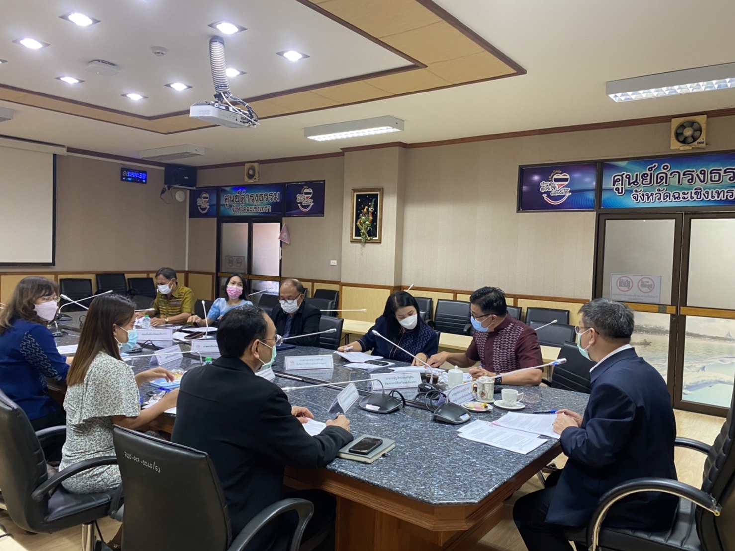 ???130 ปี กระทรวงมหาดไทย ? ฉะเชิงเทรา : แม่น้ำบางปะกงแหล่งชีวิต พระศักดิ์สิทธิ์หลวงพ่อโสธร พระยาศรีสุนทรปราชญ์ภาษาไทย เขาอ่างฤาไนป่าสมบูรณ์ ? ? ??‍?พช.ฉะเชิงเทรา ประชุมเตรียมความพร้อมดำเนินโครงการเชิดชูเกียรติคนกองทุนพัฒนาบทบาทสตรี ประจำปี 2565