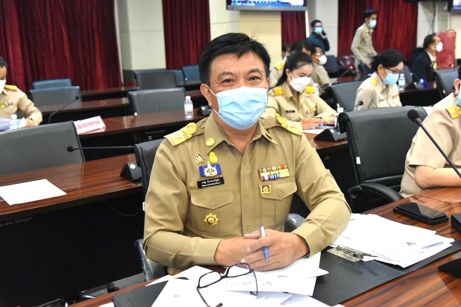 ???130 ปี กระทรวงมหาดไทย ? ฉะเชิงเทรา : แม่น้ำบางปะกงแหล่งชีวิต พระศักดิ์สิทธิ์หลวงพ่อโสธร พระยาศรีสุนทรปราชญ์ภาษาไทย เขาอ่างฤาไนป่าสมบูรณ์ ? ? ???‍?พช.ฉะเชิงเทรา ร่วมประชุมหัวหน้าส่วนราชการจังหวัดฉะเชิงเทรา ครั้งที่ 5 ประจำปี 2565