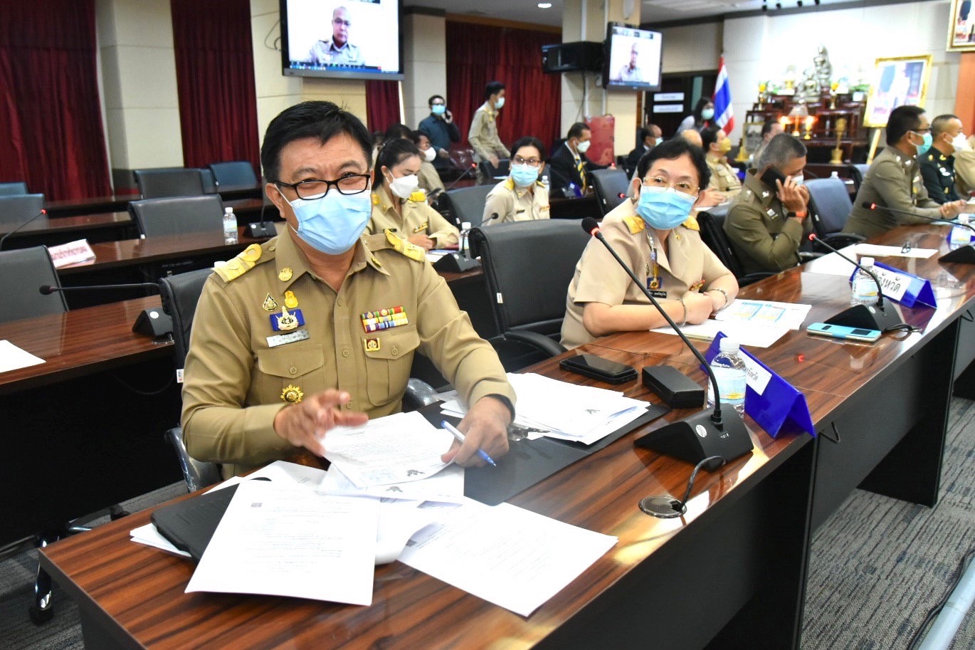 ???130 ปี กระทรวงมหาดไทย ? ฉะเชิงเทรา : แม่น้ำบางปะกงแหล่งชีวิต พระศักดิ์สิทธิ์หลวงพ่อโสธร พระยาศรีสุนทรปราชญ์ภาษาไทย เขาอ่างฤาไนป่าสมบูรณ์ ? ? ???‍?พช.ฉะเชิงเทรา ร่วมประชุมหัวหน้าส่วนราชการจังหวัดฉะเชิงเทรา ครั้งที่ 5 ประจำปี 2565