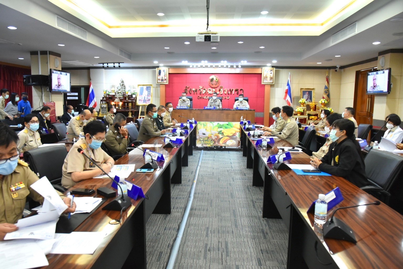 ???130 ปี กระทรวงมหาดไทย ? ฉะเชิงเทรา : แม่น้ำบางปะกงแหล่งชีวิต พระศักดิ์สิทธิ์หลวงพ่อโสธร พระยาศรีสุนทรปราชญ์ภาษาไทย เขาอ่างฤาไนป่าสมบูรณ์ ? ? ???‍?พช.ฉะเชิงเทรา ร่วมประชุมหัวหน้าส่วนราชการจังหวัดฉะเชิงเทรา ครั้งที่ 5 ประจำปี 2565