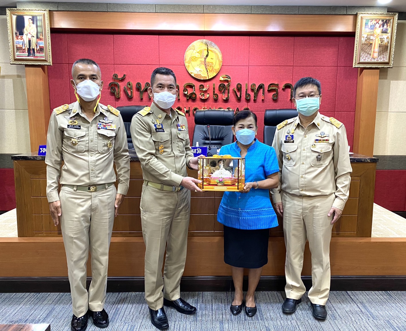 ???130 ปี กระทรวงมหาดไทย ? ฉะเชิงเทรา : แม่น้ำบางปะกงแหล่งชีวิต พระศักดิ์สิทธิ์หลวงพ่อโสธร พระยาศรีสุนทรปราชญ์ภาษาไทย เขาอ่างฤาไนป่าสมบูรณ์ ? ? ???‍?พช.ฉะเชิงเทรา ร่วมประชุมหัวหน้าส่วนราชการจังหวัดฉะเชิงเทรา ครั้งที่ 5 ประจำปี 2565