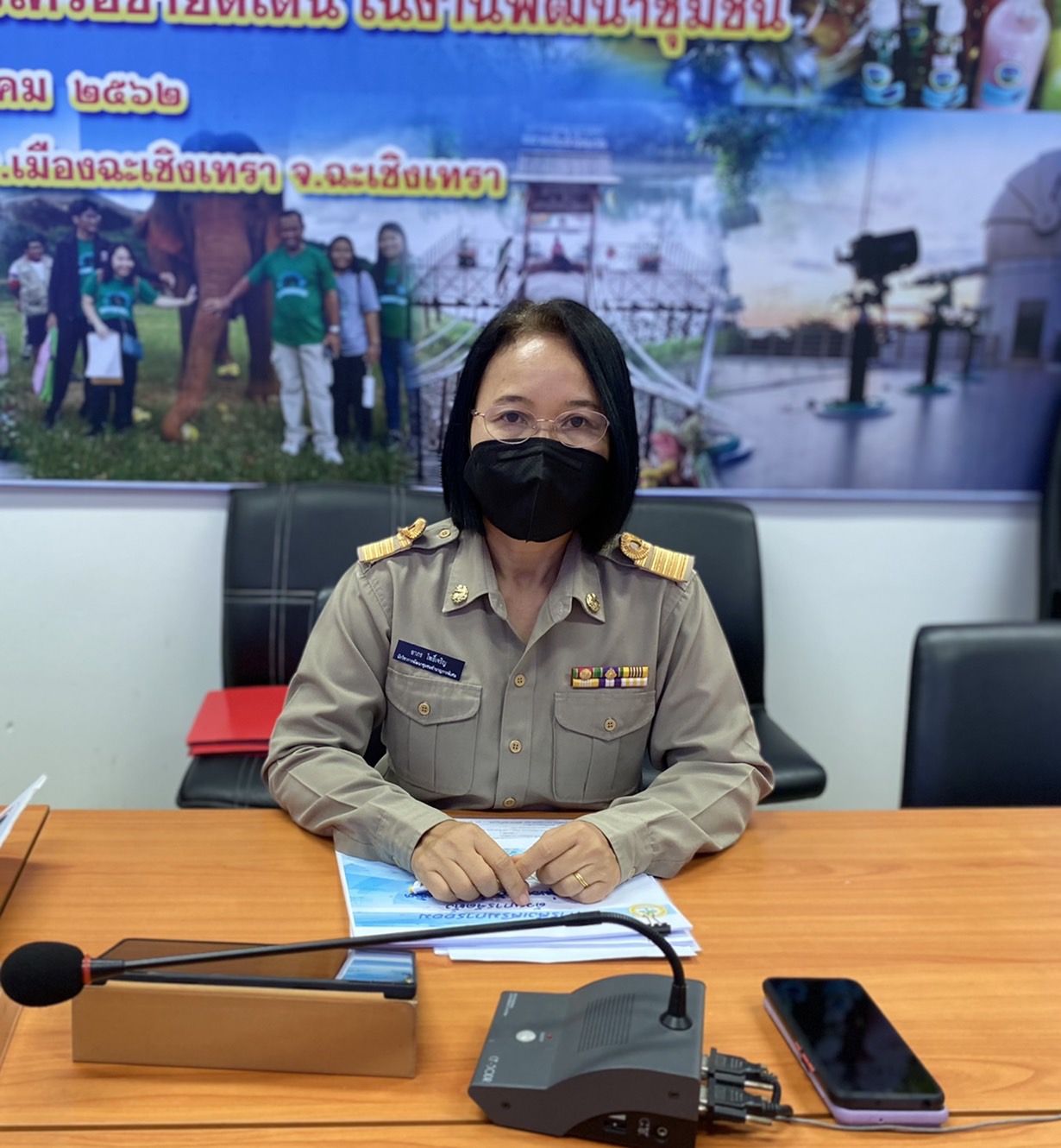 ?‍???พช.ฉะเชิงเทรา : ร่วมรับฟังการประชุมกรมการพัฒนาชุมชน ครั้งที่ 5/2565 ผ่านระบบ Video Conference