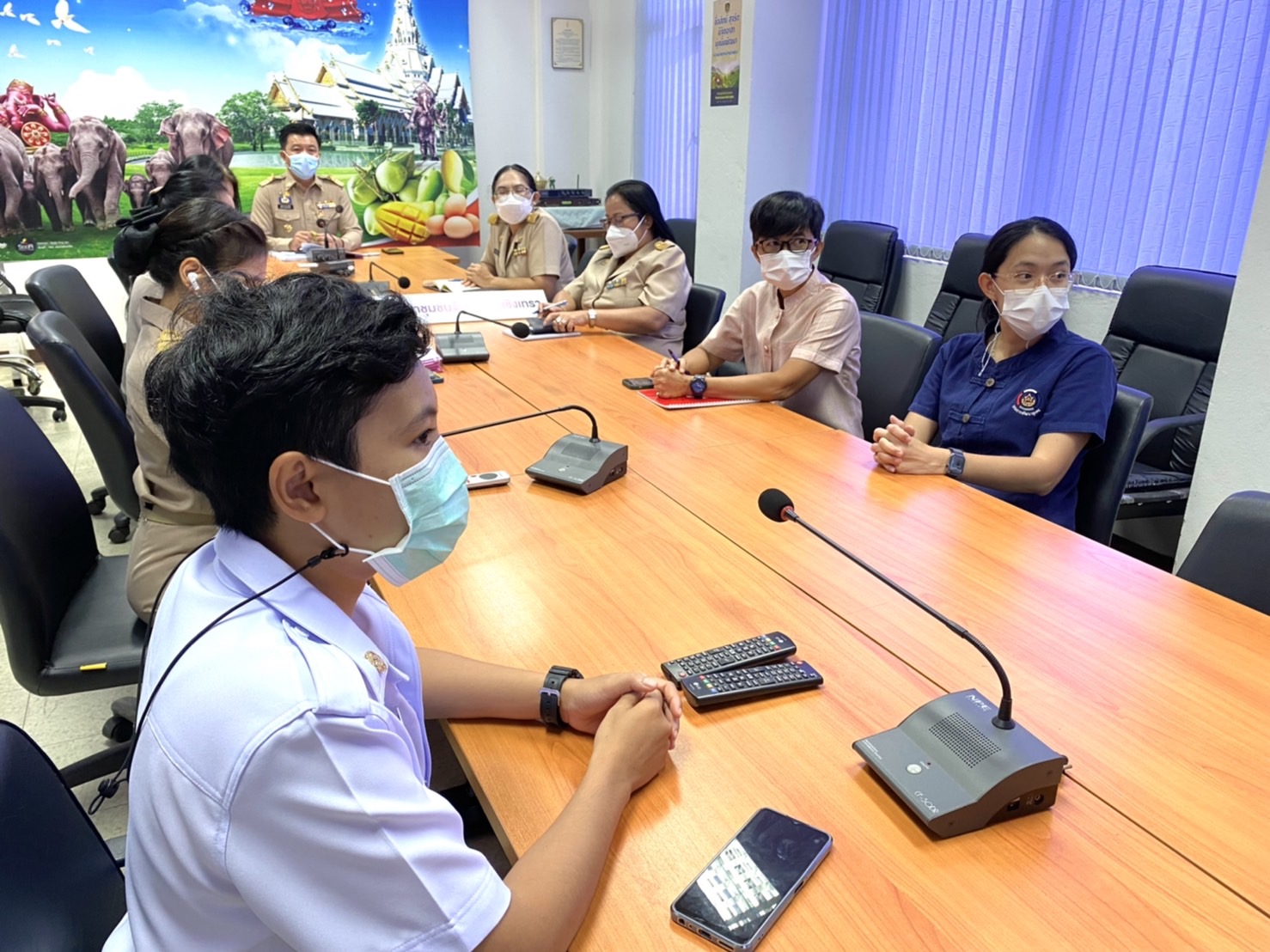 ?‍???พช.ฉะเชิงเทรา : ร่วมรับฟังการประชุมกรมการพัฒนาชุมชน ครั้งที่ 5/2565 ผ่านระบบ Video Conference