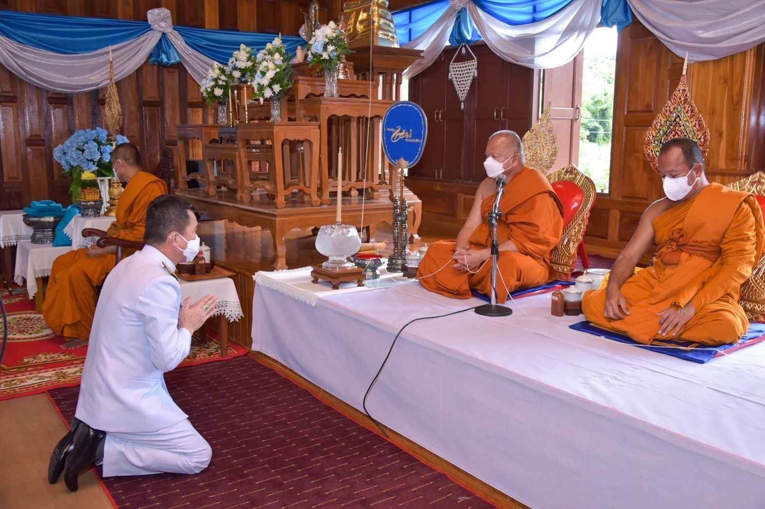 ???130 ปี กระทรวงมหาดไทย ? ฉะเชิงเทรา : แม่น้ำบางปะกงแหล่งชีวิต พระศักดิ์สิทธิ์หลวงพ่อโสธร พระยาศรีสุนทรปราชญ์ภาษาไทย เขาอ่างฤาไนป่าสมบูรณ์ ? ? ??‍??พช.ฉะเชิงเทรา จัดโครงการ “90 พรรษา 999 สมทบทุนศรัทธา ทุนปัญญา กองทุนแม่ของแผ่นดิน ทุนตั้งต้นแห่งความดีงาม ในโอกาสที่ สมเด็จพระนางเจ้าสิริกิติ์ พระบรมราชินีนาถ พระบรมราชชนนีพันปีหลวง ทรงพระกรุณาโปรดเกล้าฯ พระราชทานเงินจากพระปัญญาวิสุทธิโมลี ถวายให้กองทุนแม่ของแผ่นดินหมู่บ้านภูเขาทอง และพิธีทอดผ้าป่าการกุศล สมทบกองทุนแม่ของแผ่นดินฯ ในงานทำบุญอายุวัฒนมงคลครบ 51 ปี พระปัญญาวิสุทธิโมลี เจ้าคณะจังหวัดลพบุรี (ธรรมยุต) เจ้าอาวาสวัดพระนางจามเทวี และผู้รักษาการแทนเจ้าอาวาสวัดโพนงาม