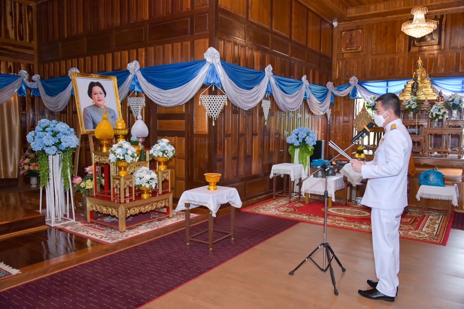 ???130 ปี กระทรวงมหาดไทย ? ฉะเชิงเทรา : แม่น้ำบางปะกงแหล่งชีวิต พระศักดิ์สิทธิ์หลวงพ่อโสธร พระยาศรีสุนทรปราชญ์ภาษาไทย เขาอ่างฤาไนป่าสมบูรณ์ ? ? ??‍??พช.ฉะเชิงเทรา จัดโครงการ “90 พรรษา 999 สมทบทุนศรัทธา ทุนปัญญา กองทุนแม่ของแผ่นดิน ทุนตั้งต้นแห่งความดีงาม ในโอกาสที่ สมเด็จพระนางเจ้าสิริกิติ์ พระบรมราชินีนาถ พระบรมราชชนนีพันปีหลวง ทรงพระกรุณาโปรดเกล้าฯ พระราชทานเงินจากพระปัญญาวิสุทธิโมลี ถวายให้กองทุนแม่ของแผ่นดินหมู่บ้านภูเขาทอง และพิธีทอดผ้าป่าการกุศล สมทบกองทุนแม่ของแผ่นดินฯ ในงานทำบุญอายุวัฒนมงคลครบ 51 ปี พระปัญญาวิสุทธิโมลี เจ้าคณะจังหวัดลพบุรี (ธรรมยุต) เจ้าอาวาสวัดพระนางจามเทวี และผู้รักษาการแทนเจ้าอาวาสวัดโพนงาม