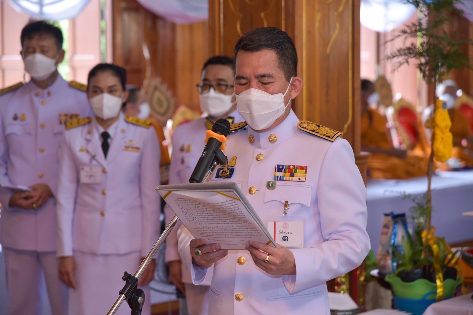 ???130 ปี กระทรวงมหาดไทย ? ฉะเชิงเทรา : แม่น้ำบางปะกงแหล่งชีวิต พระศักดิ์สิทธิ์หลวงพ่อโสธร พระยาศรีสุนทรปราชญ์ภาษาไทย เขาอ่างฤาไนป่าสมบูรณ์ ? ? ??‍??พช.ฉะเชิงเทรา จัดโครงการ “90 พรรษา 999 สมทบทุนศรัทธา ทุนปัญญา กองทุนแม่ของแผ่นดิน ทุนตั้งต้นแห่งความดีงาม ในโอกาสที่ สมเด็จพระนางเจ้าสิริกิติ์ พระบรมราชินีนาถ พระบรมราชชนนีพันปีหลวง ทรงพระกรุณาโปรดเกล้าฯ พระราชทานเงินจากพระปัญญาวิสุทธิโมลี ถวายให้กองทุนแม่ของแผ่นดินหมู่บ้านภูเขาทอง และพิธีทอดผ้าป่าการกุศล สมทบกองทุนแม่ของแผ่นดินฯ ในงานทำบุญอายุวัฒนมงคลครบ 51 ปี พระปัญญาวิสุทธิโมลี เจ้าคณะจังหวัดลพบุรี (ธรรมยุต) เจ้าอาวาสวัดพระนางจามเทวี และผู้รักษาการแทนเจ้าอาวาสวัดโพนงาม