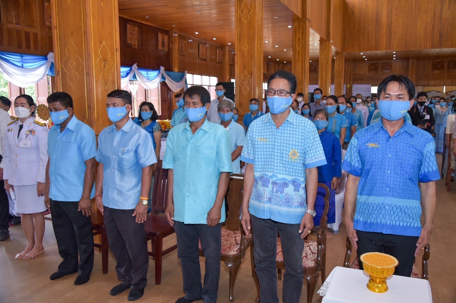 ???130 ปี กระทรวงมหาดไทย ? ฉะเชิงเทรา : แม่น้ำบางปะกงแหล่งชีวิต พระศักดิ์สิทธิ์หลวงพ่อโสธร พระยาศรีสุนทรปราชญ์ภาษาไทย เขาอ่างฤาไนป่าสมบูรณ์ ? ? ??‍??พช.ฉะเชิงเทรา จัดโครงการ “90 พรรษา 999 สมทบทุนศรัทธา ทุนปัญญา กองทุนแม่ของแผ่นดิน ทุนตั้งต้นแห่งความดีงาม ในโอกาสที่ สมเด็จพระนางเจ้าสิริกิติ์ พระบรมราชินีนาถ พระบรมราชชนนีพันปีหลวง ทรงพระกรุณาโปรดเกล้าฯ พระราชทานเงินจากพระปัญญาวิสุทธิโมลี ถวายให้กองทุนแม่ของแผ่นดินหมู่บ้านภูเขาทอง และพิธีทอดผ้าป่าการกุศล สมทบกองทุนแม่ของแผ่นดินฯ ในงานทำบุญอายุวัฒนมงคลครบ 51 ปี พระปัญญาวิสุทธิโมลี เจ้าคณะจังหวัดลพบุรี (ธรรมยุต) เจ้าอาวาสวัดพระนางจามเทวี และผู้รักษาการแทนเจ้าอาวาสวัดโพนงาม