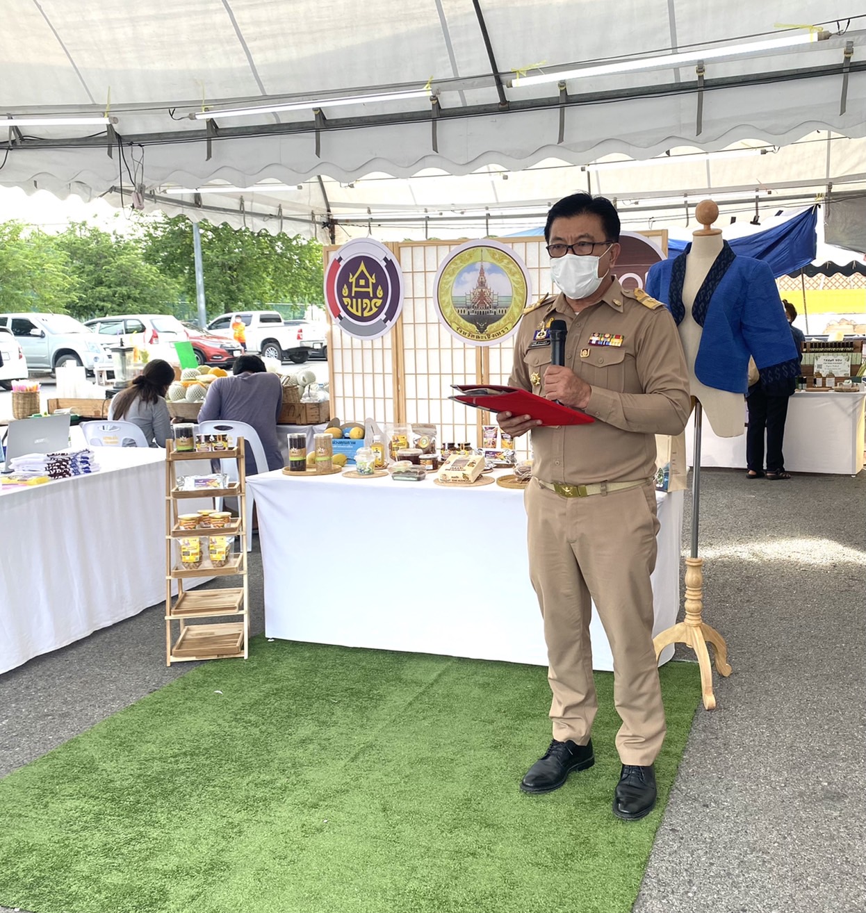 ??พช.ฉะเชิงเทรา จัดกิจกรรมทดสอบตลาด โครงการส่งเสริมกระบวนการเครือข่ายองค์ความรู้ (Knowledge – Based OTOP : KBO) จังหวัด