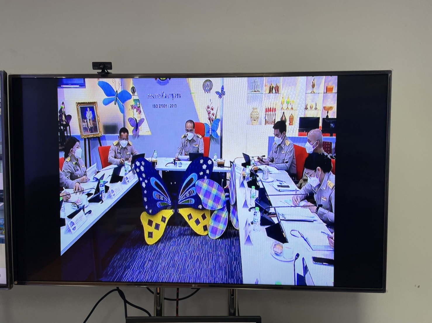 ???พช.ฉะเชิงเทรา ร่วมประชุมกรมการพัฒนาชุมชน ครั้งที่ 7/2565 ผ่านระบบ Video Conference