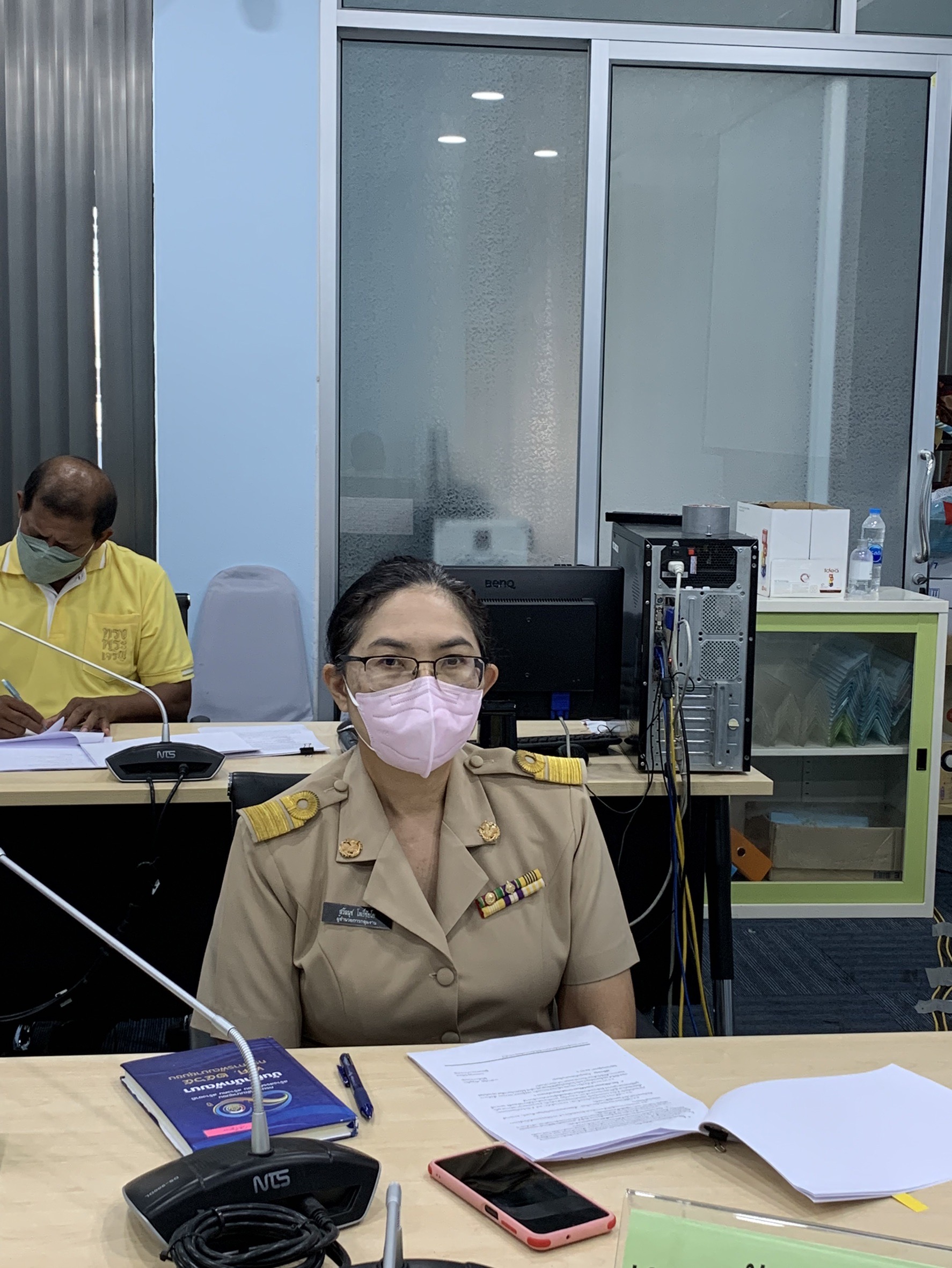 ????‍?พช.ฉะเชิงเทรา ร่วมประชุมออนไลน์เพื่อการประชาสัมพันธ์โครงการพัชรสุธาคชานุรักษ์ ผ่านระบบ Zoom Cloud Meeting