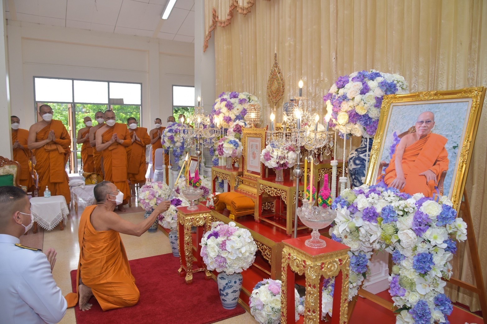 ???พช.ฉะเชิงเทรา ร่วมพิธีบำเพ็ญกุศลปัญญาสตมวาร (ครบ 100 วัน ) อุทิศถวายพระเทพวิสุทธินายก (บุญธรรม ธมฺมปุญฺโญ ป.ธ.4) อดีตเจ้าอาวาสวัดเทพนิมิตร และอดีตที่ปรึกษาเจ้าคณะภาค 12 – 13 (ธรรมยุต)