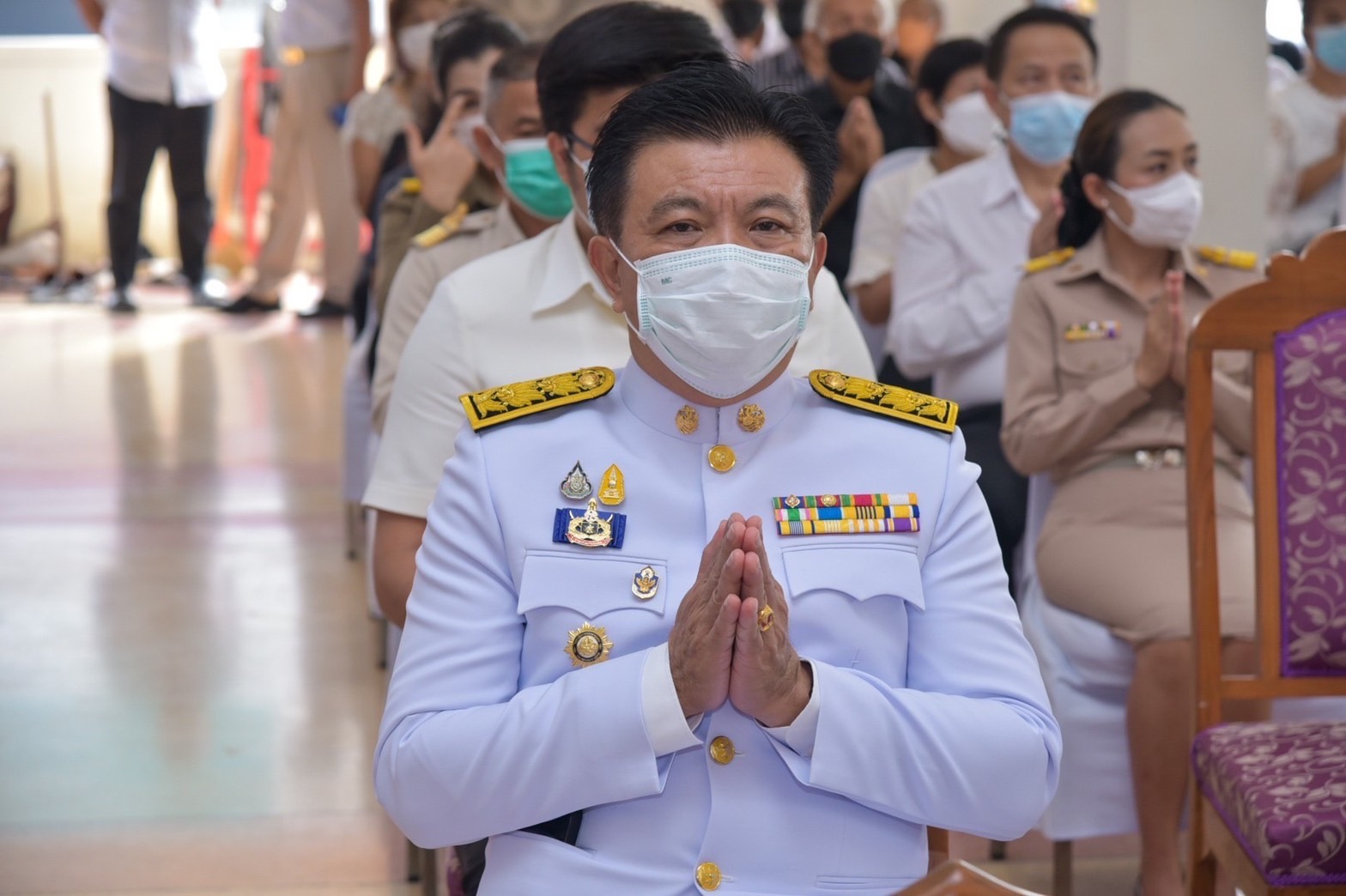 ???พช.ฉะเชิงเทรา ร่วมพิธีบำเพ็ญกุศลปัญญาสตมวาร (ครบ 100 วัน ) อุทิศถวายพระเทพวิสุทธินายก (บุญธรรม ธมฺมปุญฺโญ ป.ธ.4) อดีตเจ้าอาวาสวัดเทพนิมิตร และอดีตที่ปรึกษาเจ้าคณะภาค 12 – 13 (ธรรมยุต)