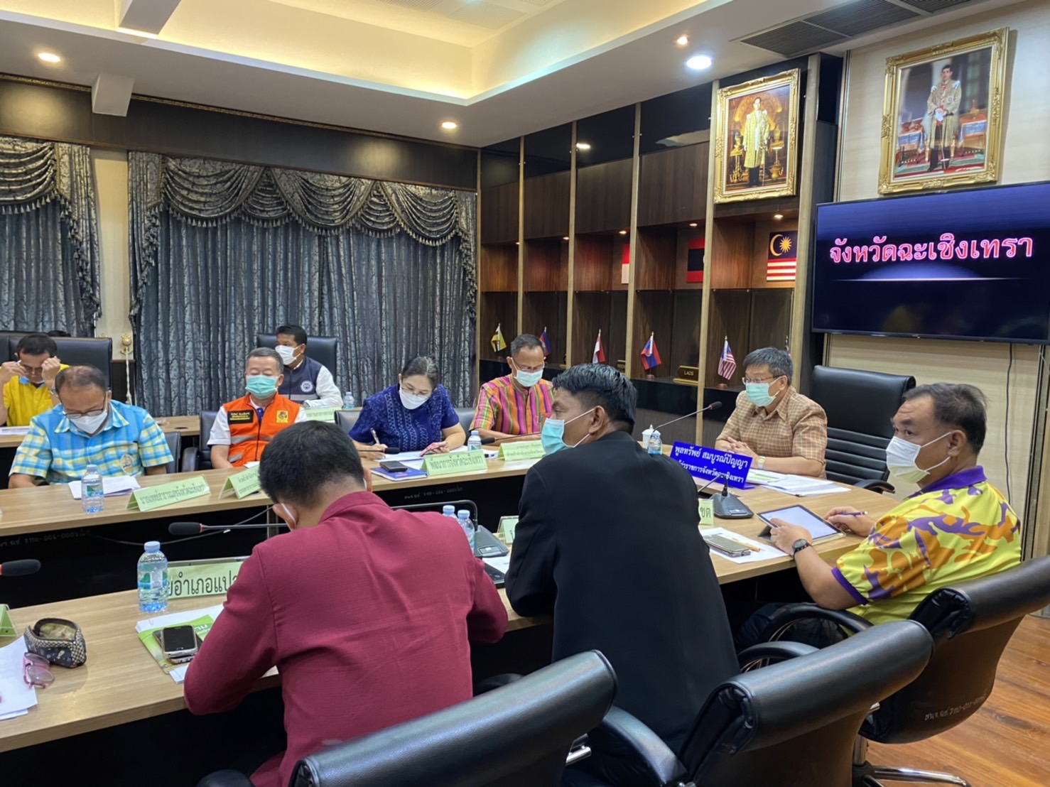 ???พช.ฉะเชิงเทรา ร่วมประชุมคณะกรรมการขับเคลื่อนโครงการพัชรสุธาคชานุรักษ์ กระทรวงมหาดไทย