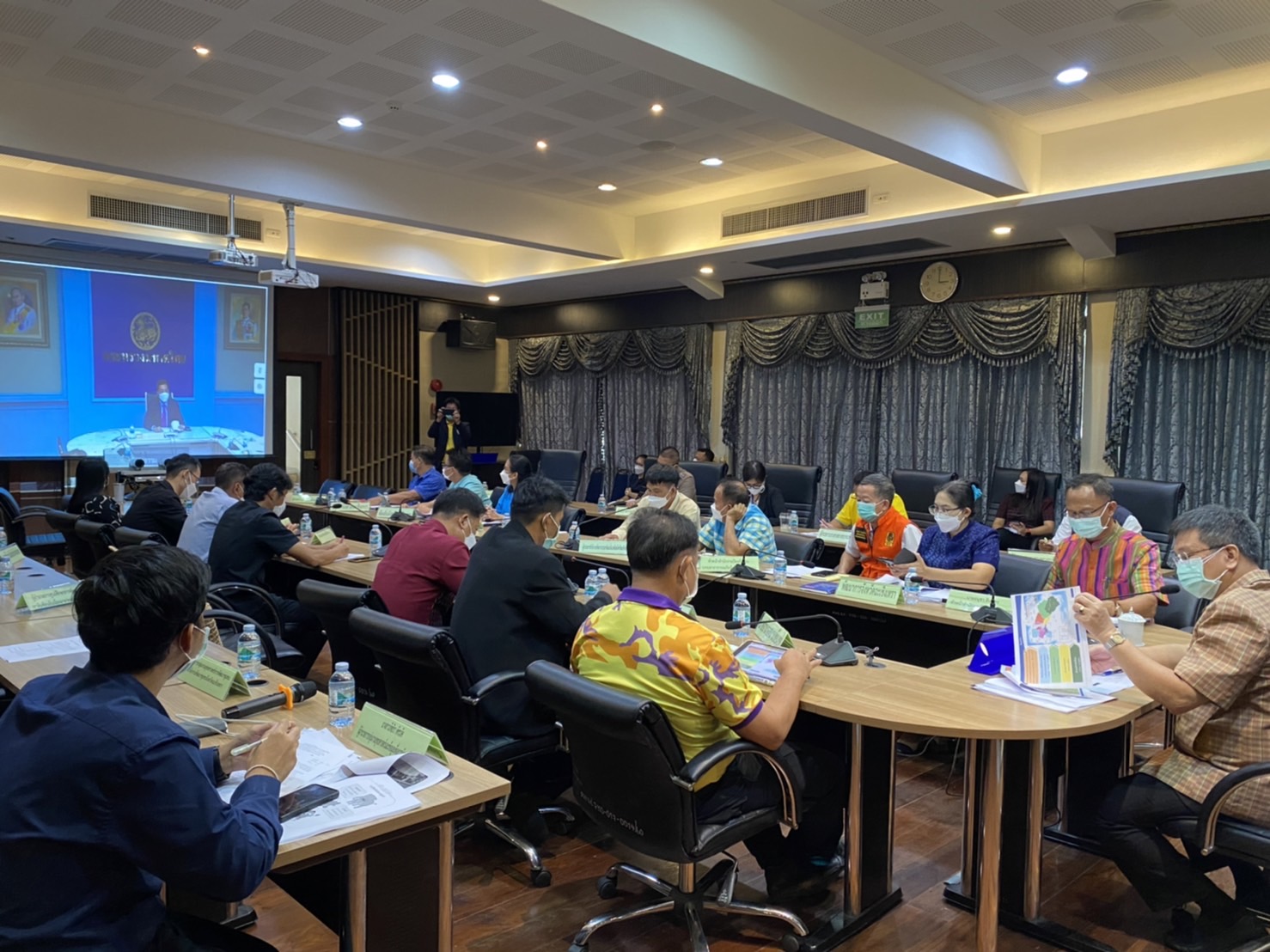 ???พช.ฉะเชิงเทรา ร่วมประชุมคณะกรรมการขับเคลื่อนโครงการพัชรสุธาคชานุรักษ์ กระทรวงมหาดไทย