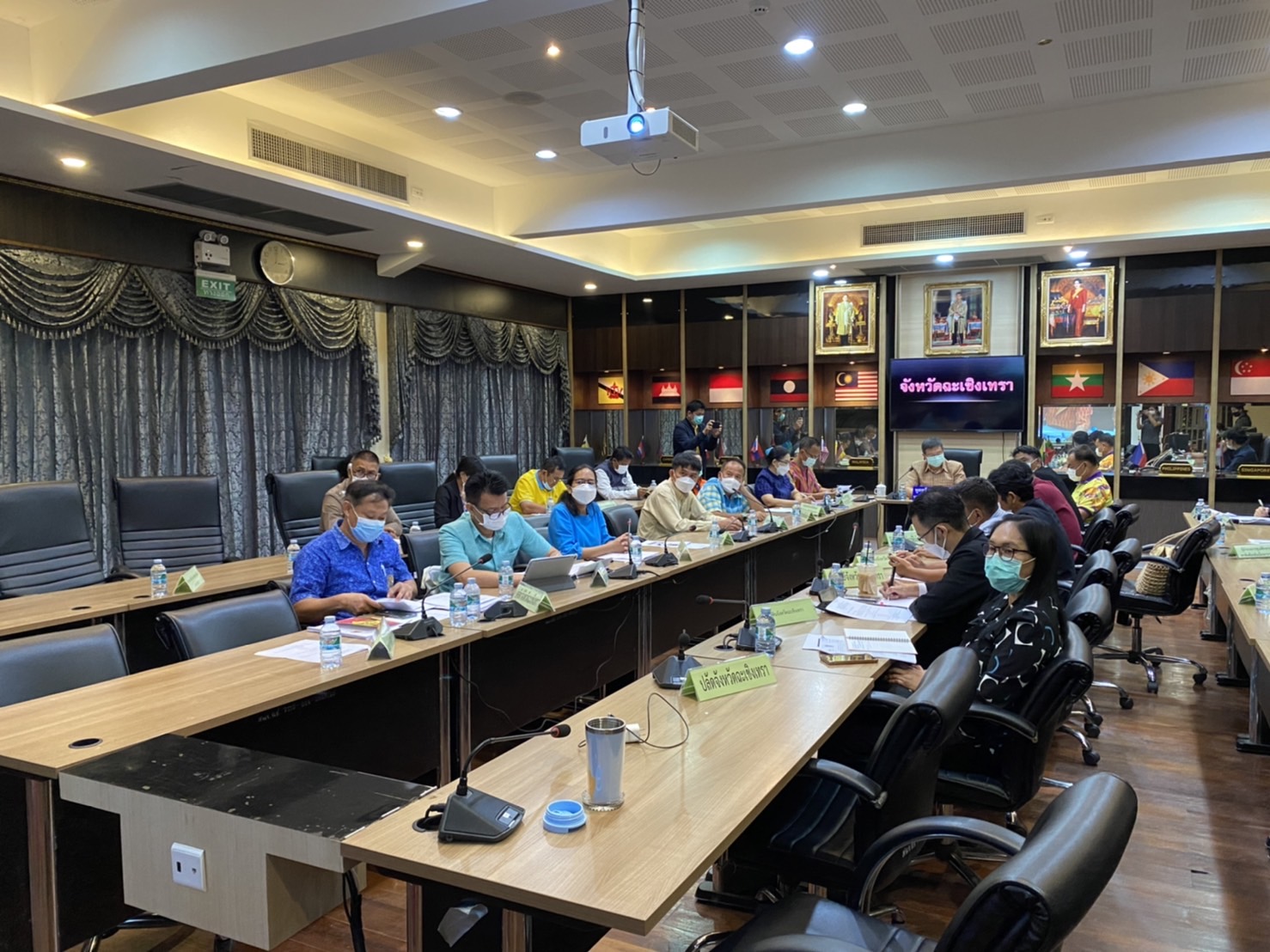 ???พช.ฉะเชิงเทรา ร่วมประชุมคณะกรรมการขับเคลื่อนโครงการพัชรสุธาคชานุรักษ์ กระทรวงมหาดไทย