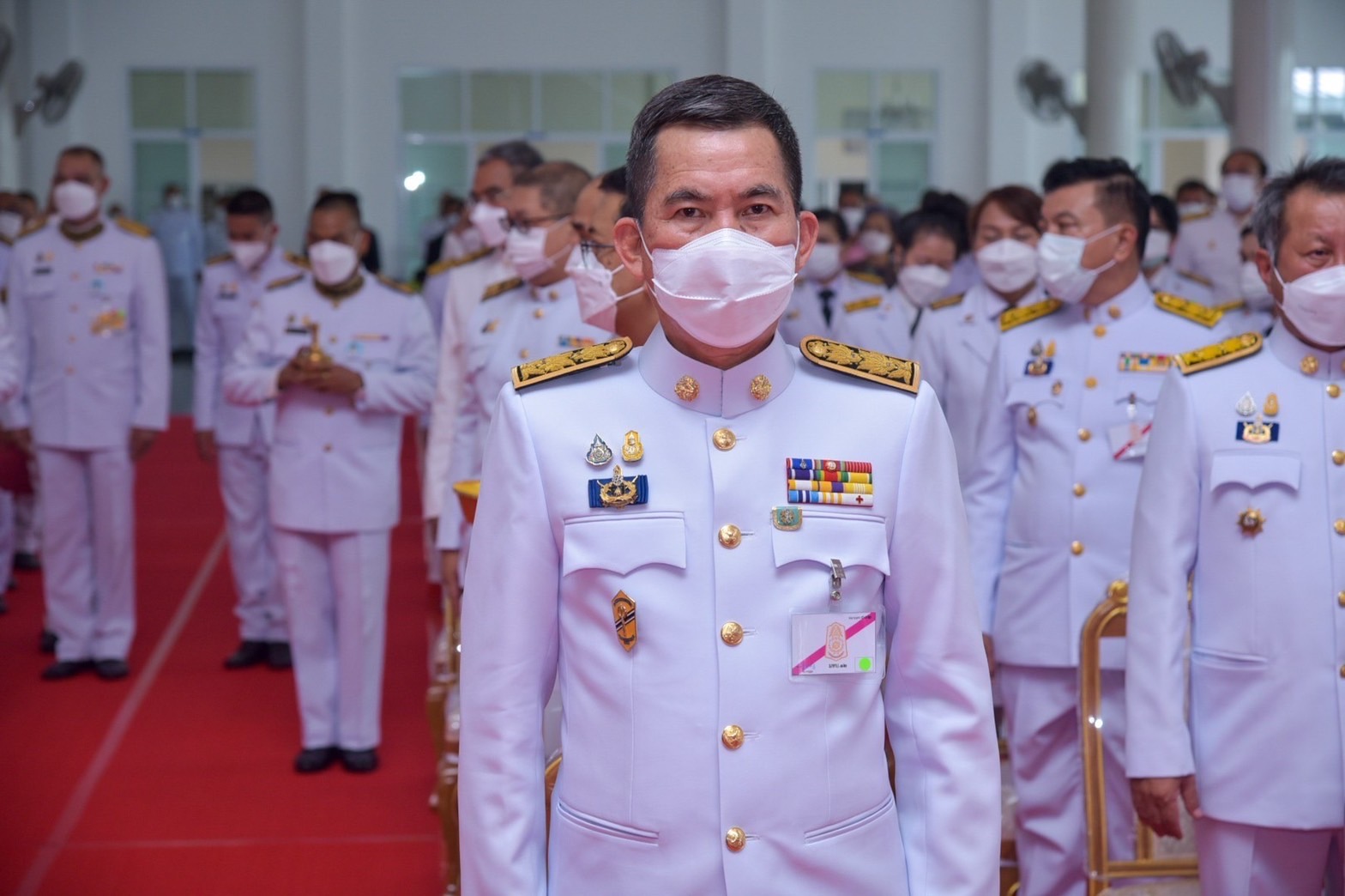 ??พช.ฉะเชิงเทรา ร่วมพิธีเชิญสัญญาบัตร พัดยศ และผ้าไตร ถวายแด่พระราชมงคลวชิรโสภิต (ขันธ์ สิริวณฺโณ)