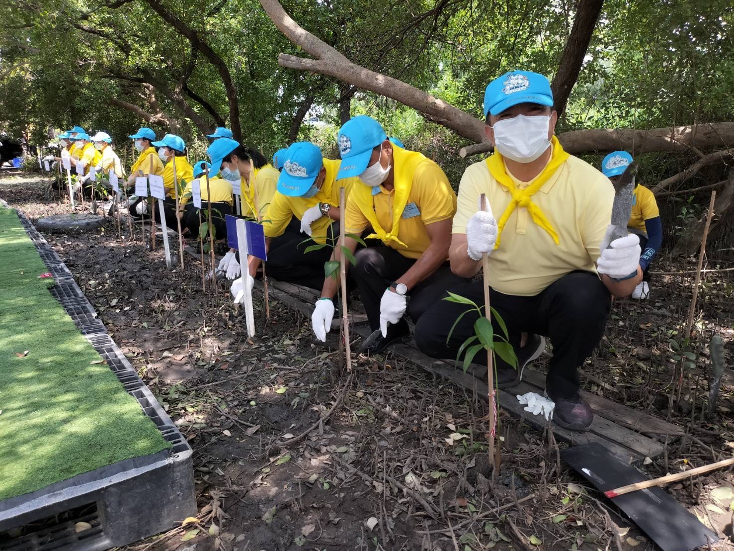 ??พช.ฉะเชิงเทรา ร่วมกิจกรรมจิตอาสาปลูกป่าชายเลนเฉลิมพระเกียรติ เนื่องในโอกาสวันเฉลิมพระชนมพรรษาพระบาทสมเด็จพระเจ้าอยู่หัว