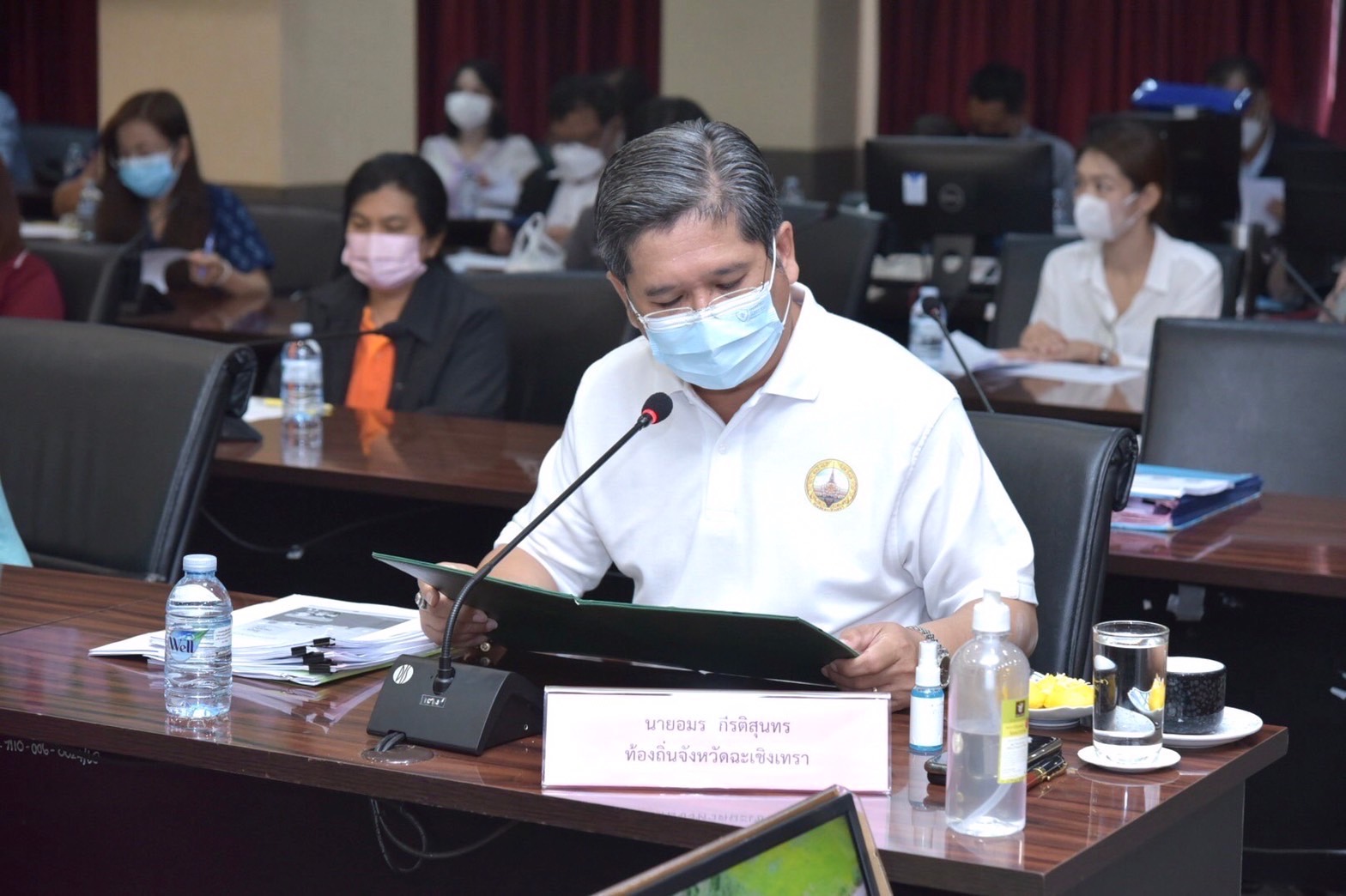 ???130 ปี กระทรวงมหาดไทย ? ฉะเชิงเทรา :แม่น้ำบางปะกงแหล่งชีวิต พระศักดิ์สิทธิ์หลวงพ่อโสธร พระยาศรีสุนทรปราชญ์ภาษาไทย เขาอ่างฤาไนป่าสมบูรณ์ ? ? ???พช.ฉะเชิงเทรา ร่วมประชุมโครงการฝึกอบรมการเพิ่มทักษะการพัฒนากสิกรรมสู่ระบบเศรษฐกิจพอเพียงรูปแบบ “โคก หนอง นา” และการสร้างและพัฒนาพื้นที่ต้นแบบในการพัฒนาคุณภาพชีวิตตามหลักทฤษฎีใหม่ประยุกต์สู่”เขตพัฒนาเศรษฐกิจพอเพียง” ประจำปี พ.ศ. 2565