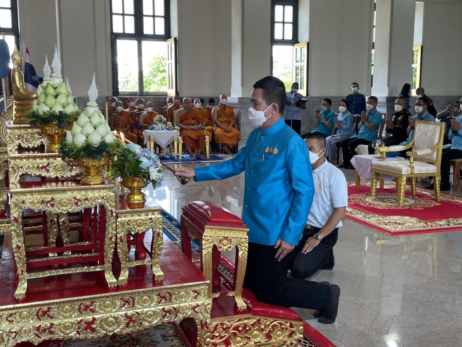 ???130 ปี กระทรวงมหาดไทย ? ฉะเชิงเทรา :แม่น้ำบางปะกงแหล่งชีวิต พระศักดิ์สิทธิ์หลวงพ่อโสธร พระยาศรีสุนทรปราชญ์ภาษาไทย เขาอ่างฤาไนป่าสมบูรณ์ ? ? ???พช.ฉะเชิงเทรา ร่วมฟังเทศน์บทพระธรรมเทศนาเฉลิมพระธรรมบารมีใน “ อุภินนมัตถจรกถา” เฉลิมพระธรรมบารมีสมเด็จพระนางเจ้าสิริกิติ์ พระบรมราชินีนาถ พระบรมราชชนนีพันปีหลวง