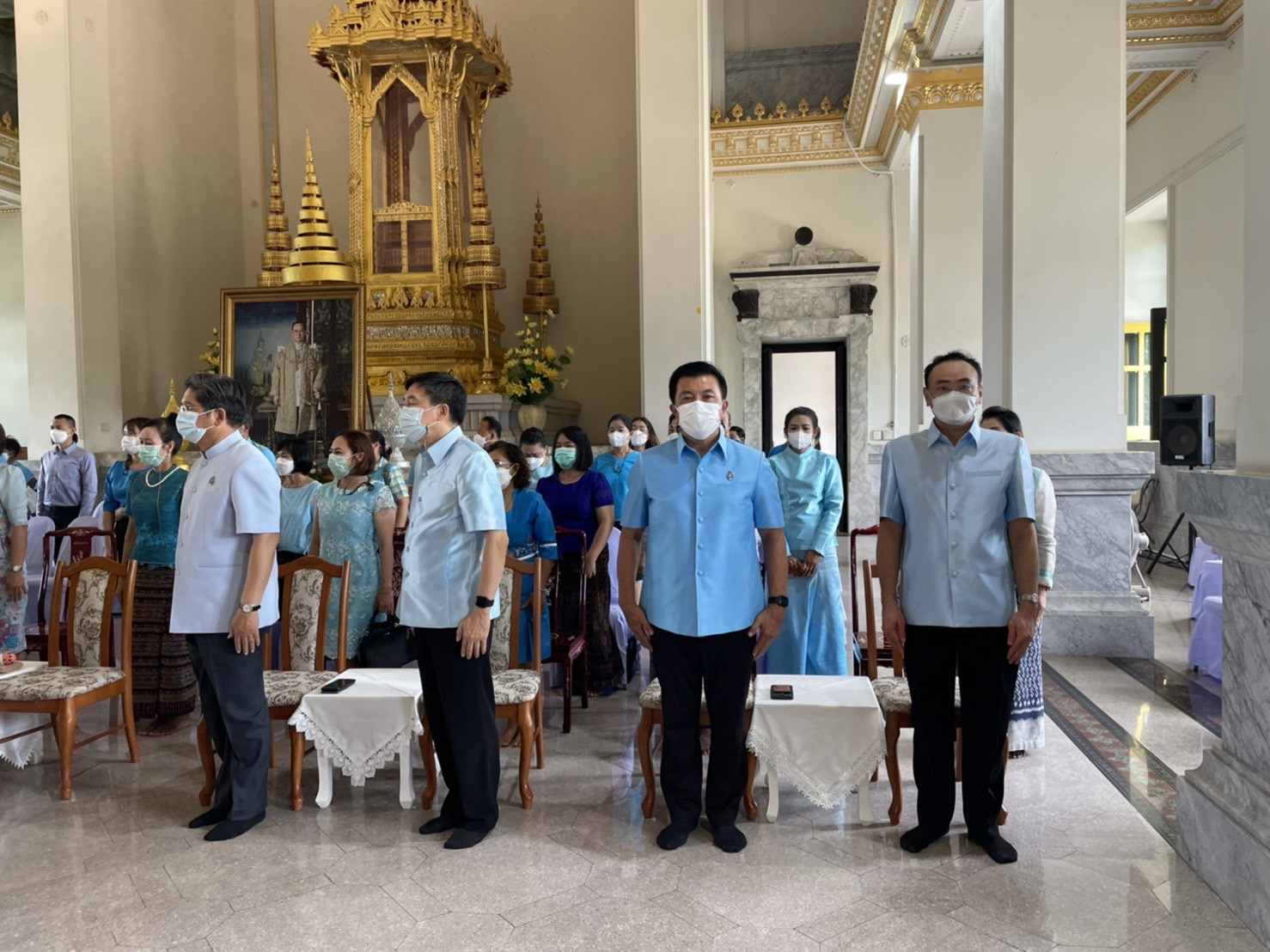 ???130 ปี กระทรวงมหาดไทย ? ฉะเชิงเทรา :แม่น้ำบางปะกงแหล่งชีวิต พระศักดิ์สิทธิ์หลวงพ่อโสธร พระยาศรีสุนทรปราชญ์ภาษาไทย เขาอ่างฤาไนป่าสมบูรณ์ ? ? ???พช.ฉะเชิงเทรา ร่วมฟังเทศน์บทพระธรรมเทศนาเฉลิมพระธรรมบารมีใน “ อุภินนมัตถจรกถา” เฉลิมพระธรรมบารมีสมเด็จพระนางเจ้าสิริกิติ์ พระบรมราชินีนาถ พระบรมราชชนนีพันปีหลวง